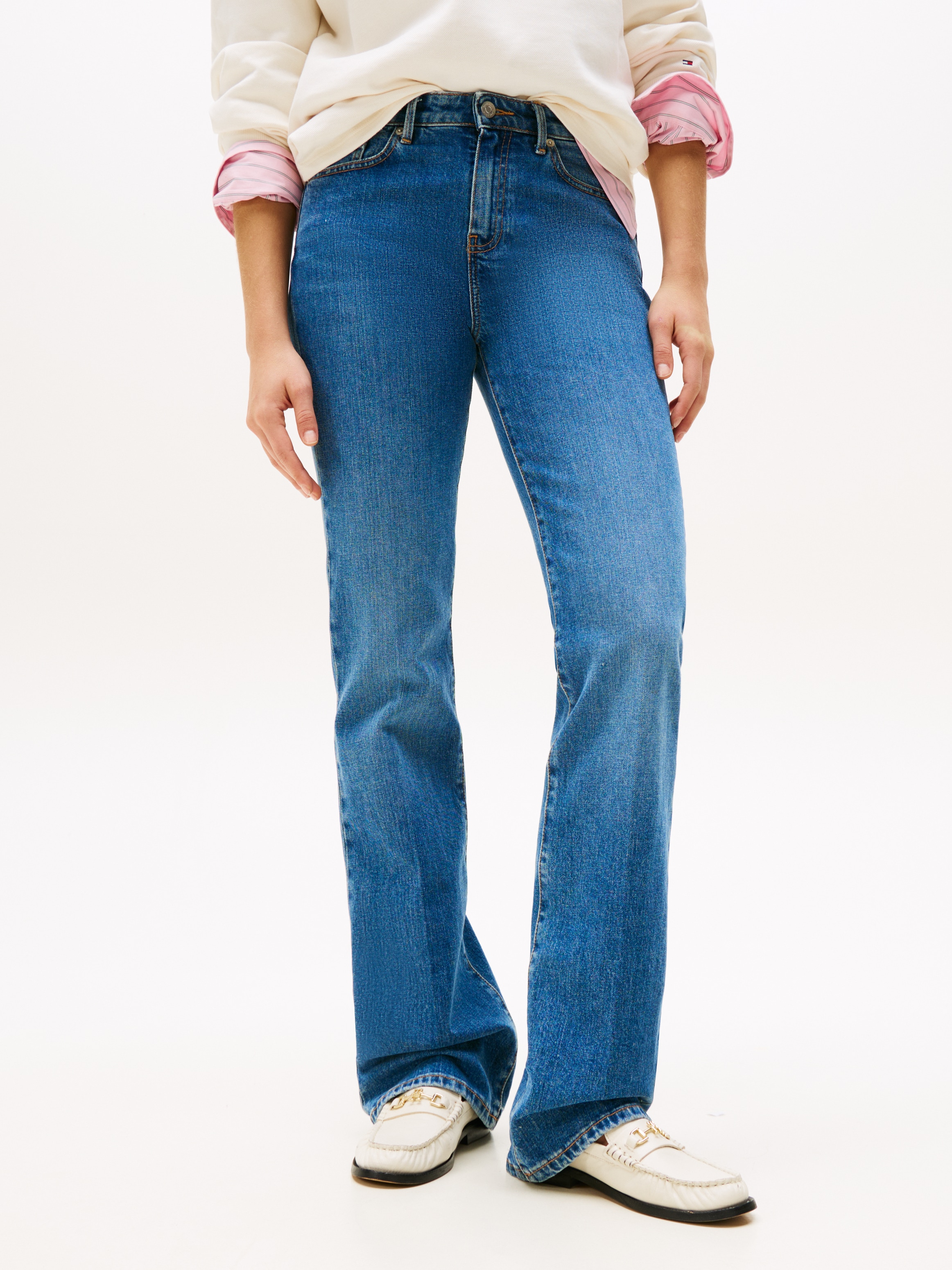 Tommy Hilfiger Bootcut-Jeans »DNM FLO BOOTCUT RW«