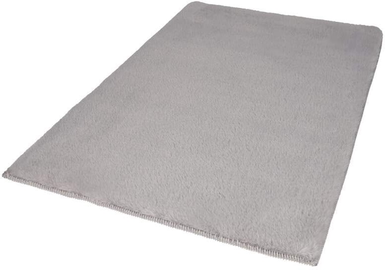 Carpet City Badematte »Topia Mats, Badteppich uni«, rutschhemmend beschichtet, strapazierfähig, Hochflor, Kaninchen Haptik, Polyester, Badezimmerteppich, waschbar
