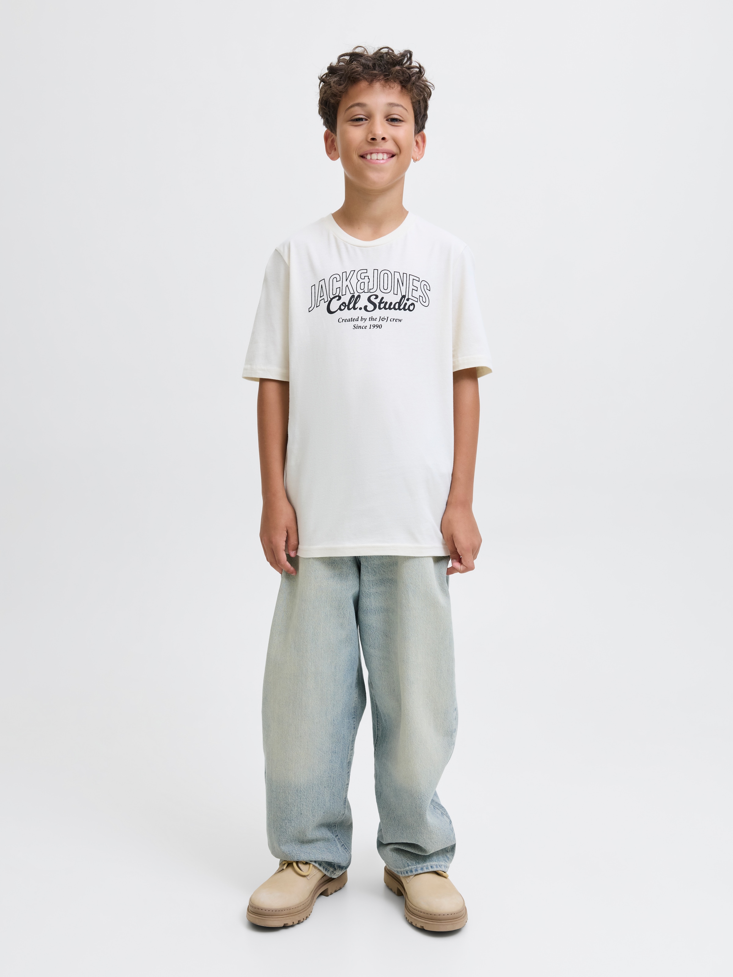 Jack & Jones Junior T-Shirt »JJMAKOTO TEE SS CREW NECK 5PK MP JNR«, (Packung, 5 tlg.)