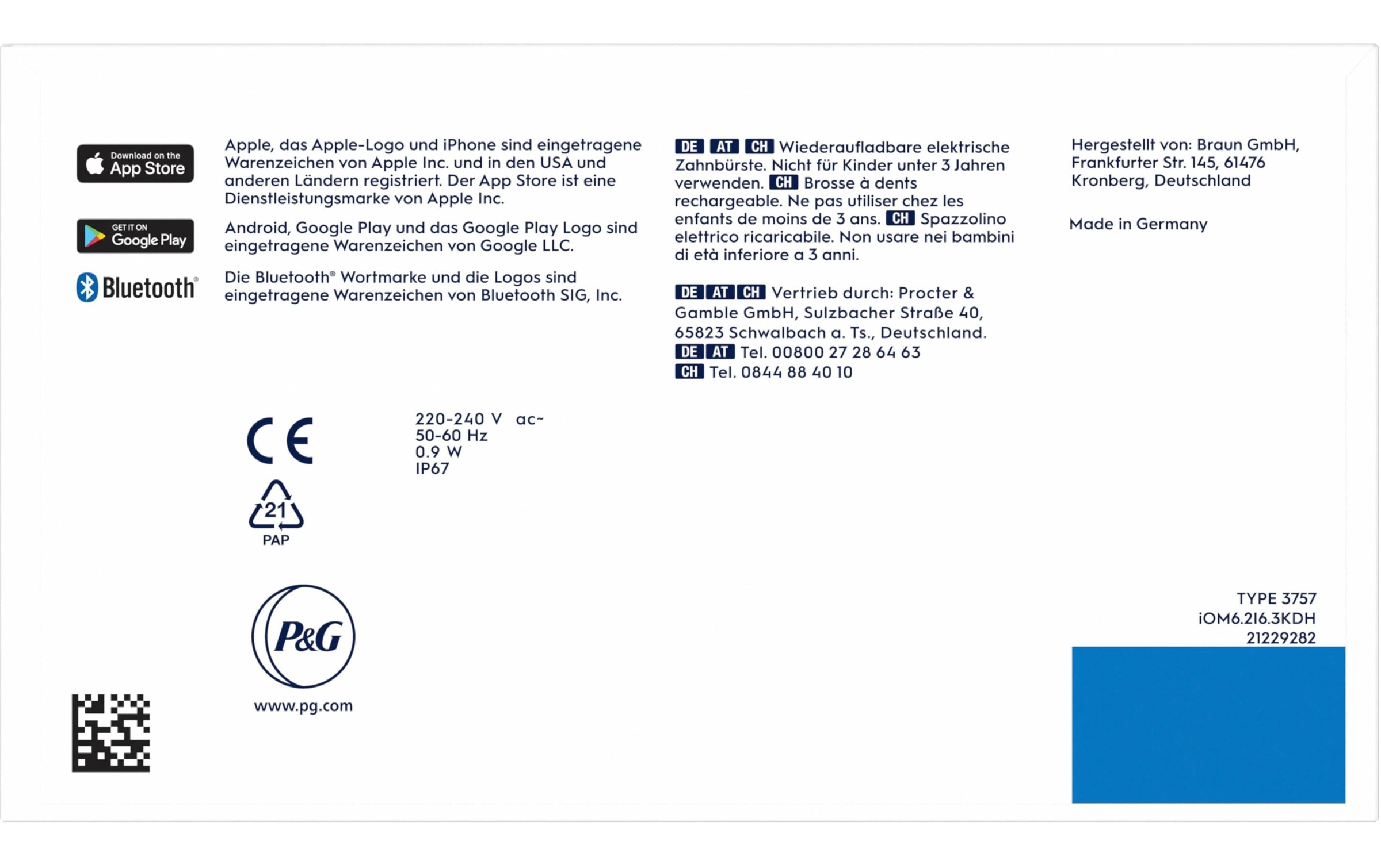 Oral-B Elektrische Zahnbürste »iO Series6 White«