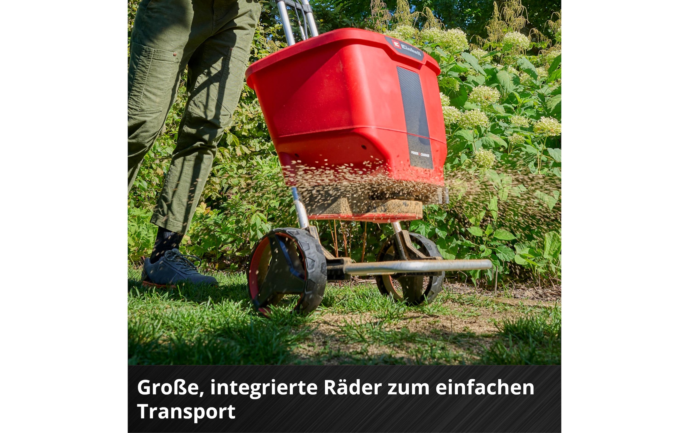 Einhell Streuwagen »GE-SR 18/22 Li-Solo«, (1 tlg.)