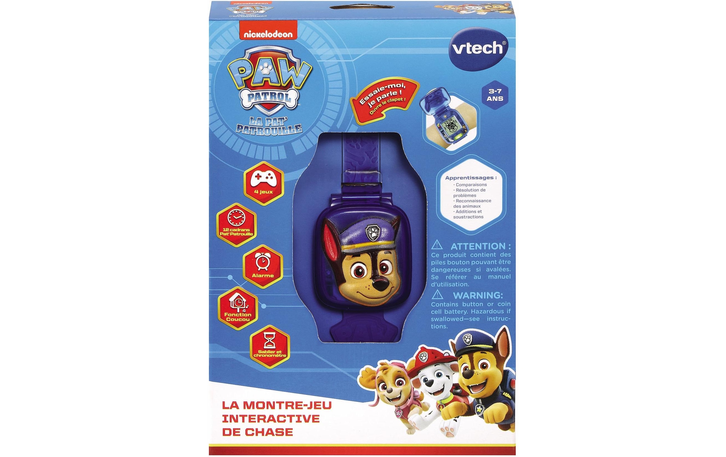 Vtech Spieluhr Paw Patrol La montre jeu interactive Chase