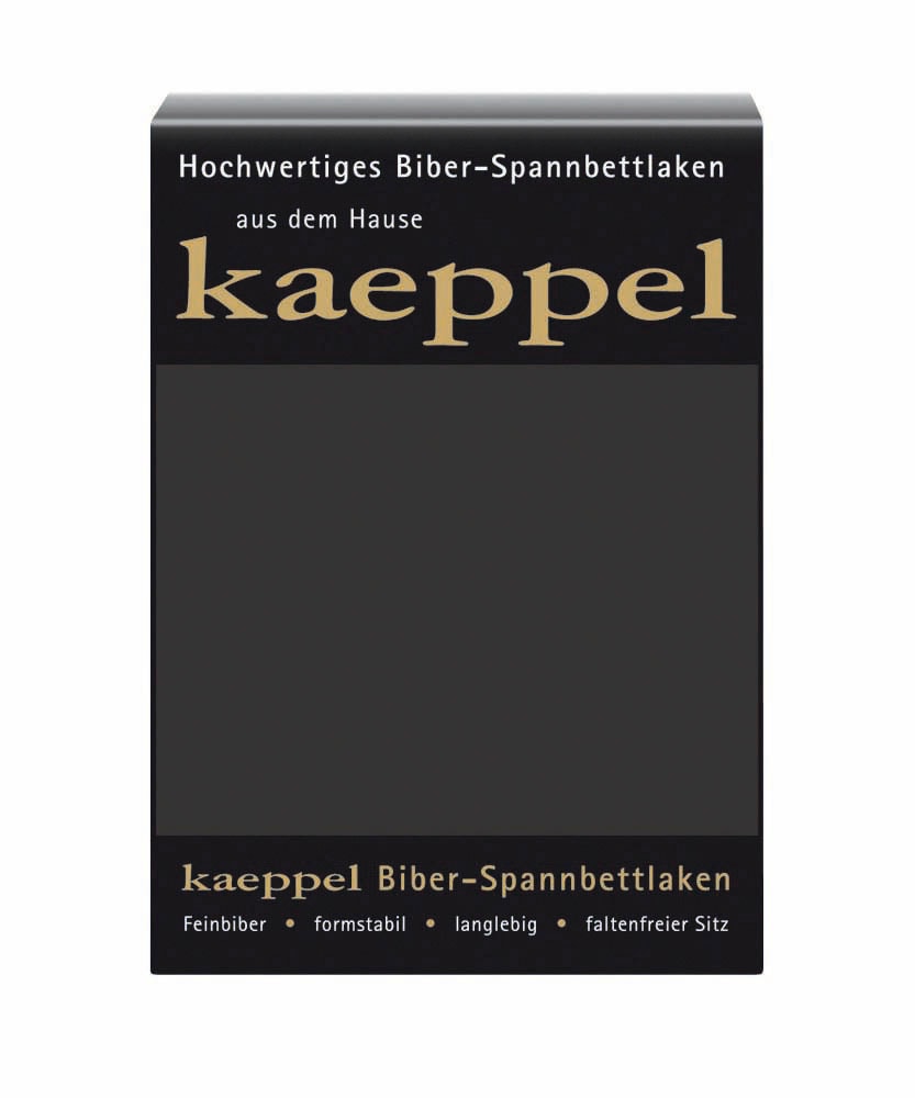 Kaeppel Spannbettlaken »Spannbettlaken Biber«, 100% Baumwolle, kuschelig weich ideal für Winter