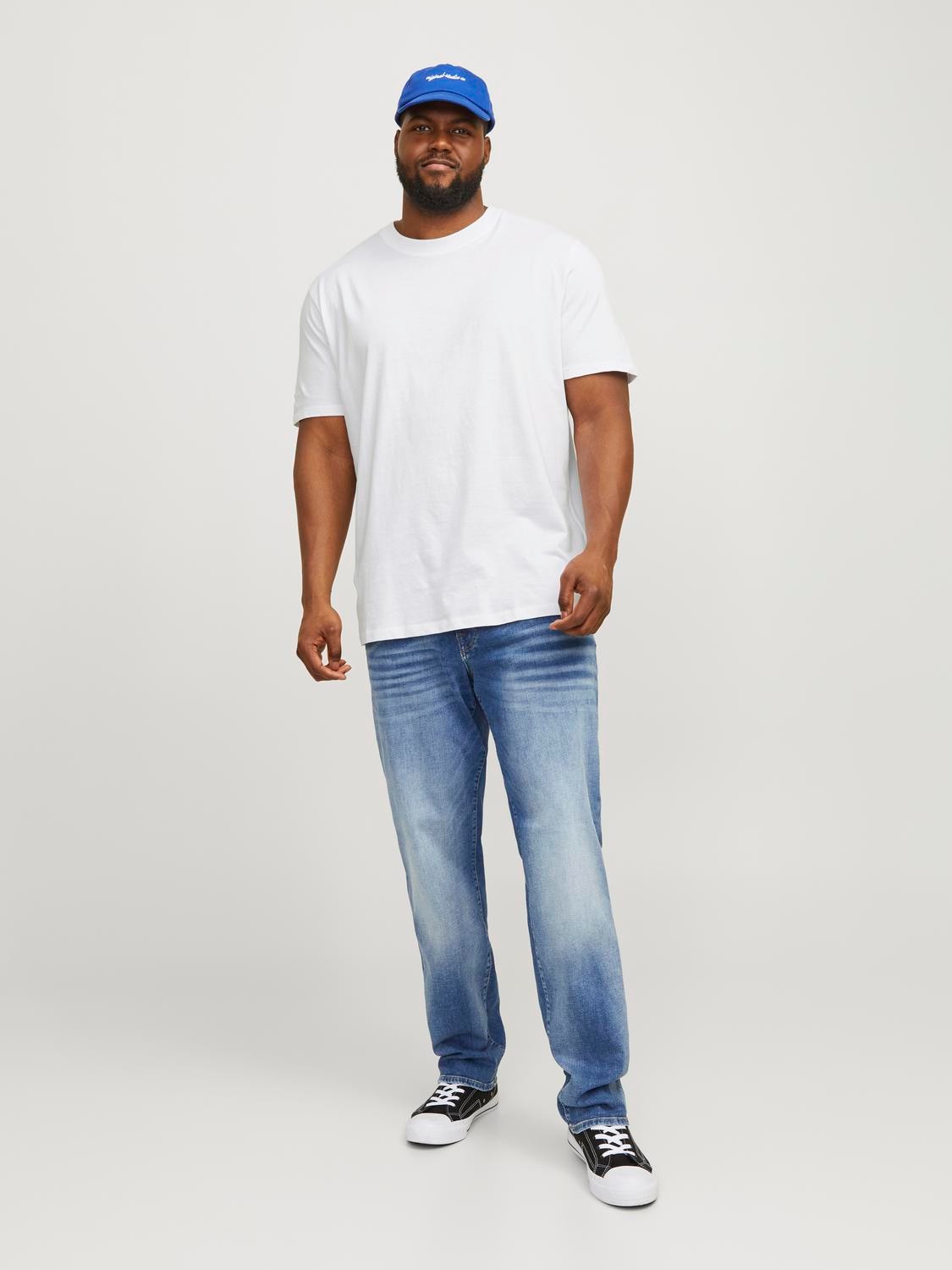 Jack & Jones PlusSize T-Shirt »JJEBRADLEY TEE SS NOOS PLS«, mit Rundhalsausschnitt