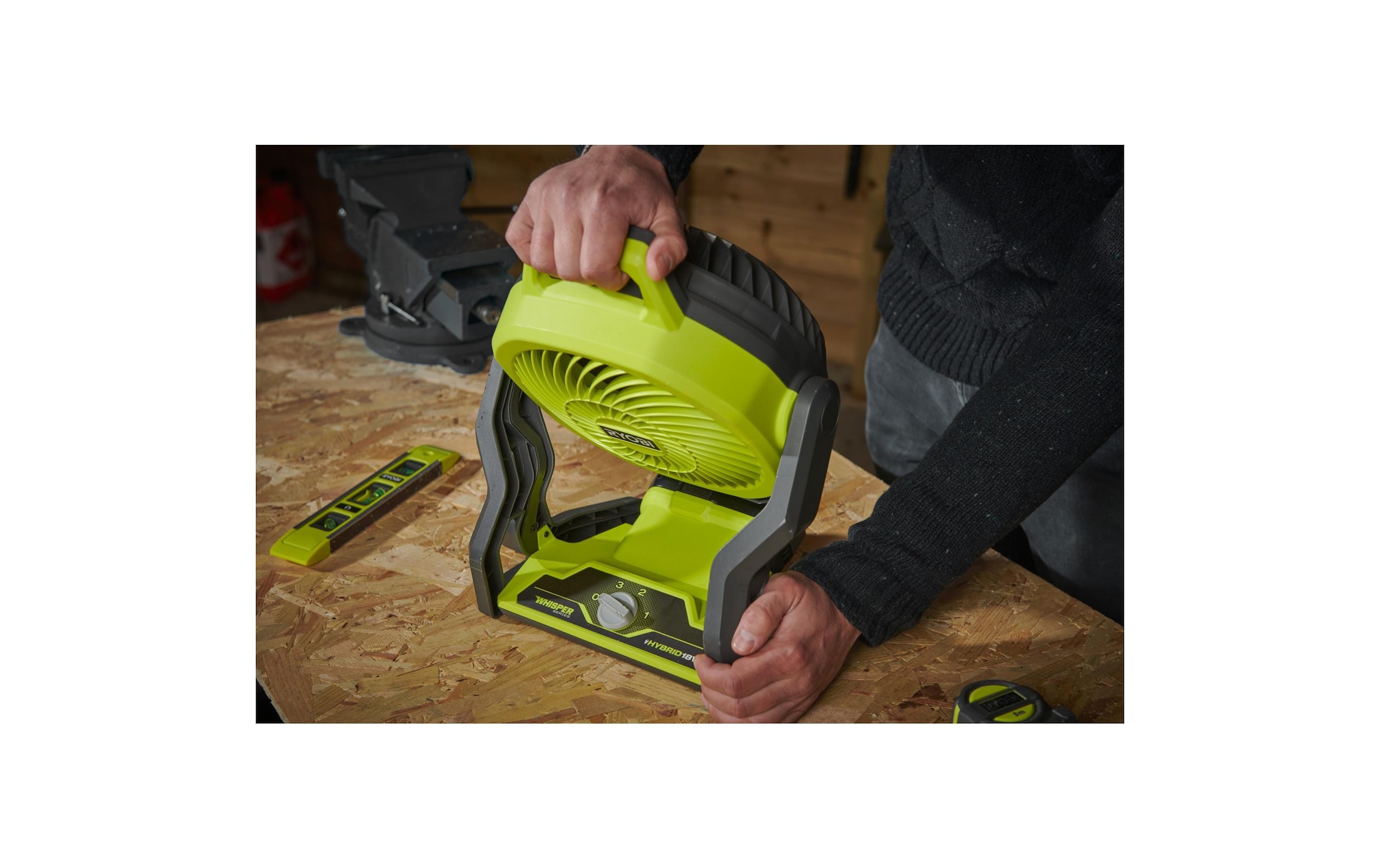 Bodenventilator »RYOBI RF18-0, 18 V, Solo«