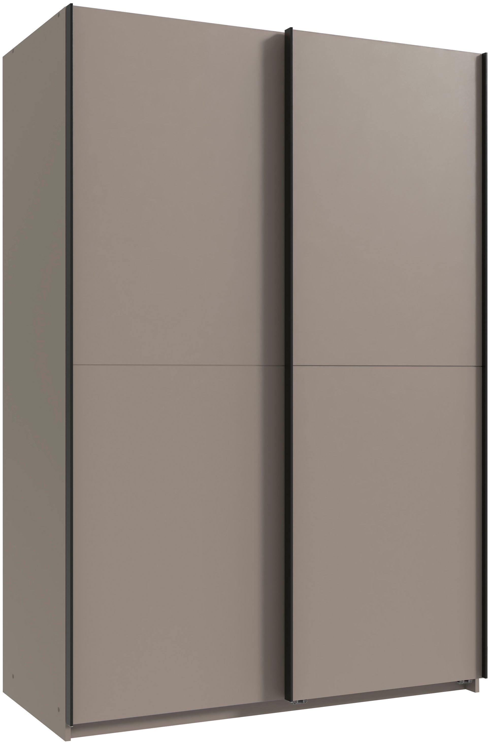 Wimex Kleiderschrank »Mugano, B/T/H 135 oder 180/65/198cm, Made in Germany« wähle Deine Ausstattung: Basic oder Premium!, 2 Schwebetüren mit oder ohne Spiegel, Metallgriffe
