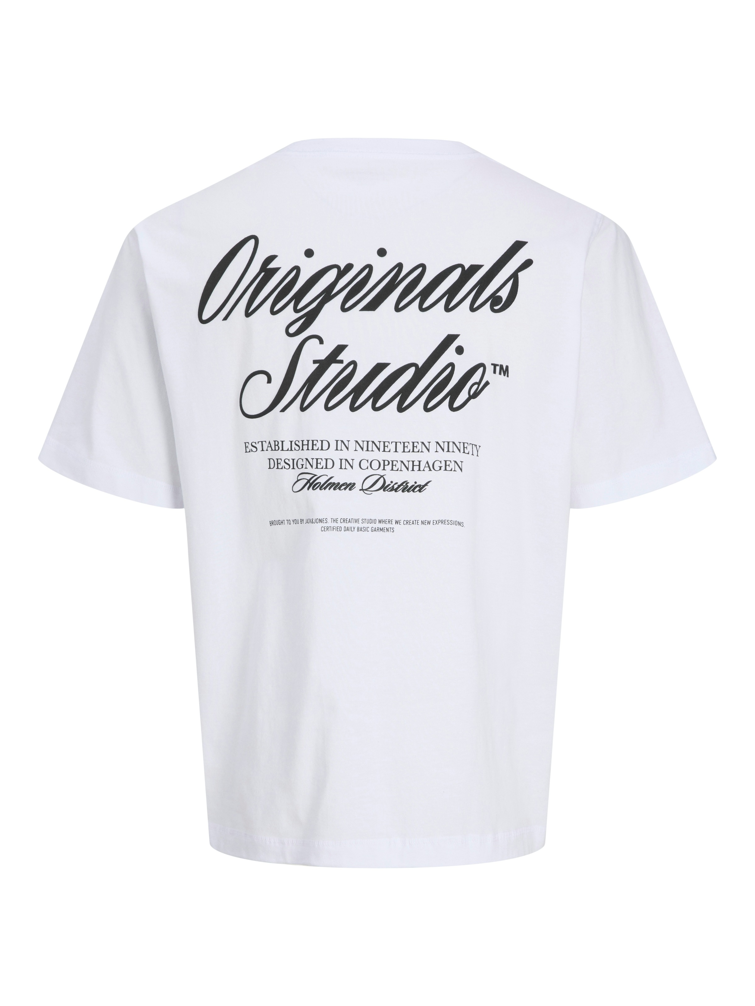 Jack & Jones Kurzarmshirt »JORNORREBRO TYPO TEE SS CREW NECK NOOS«