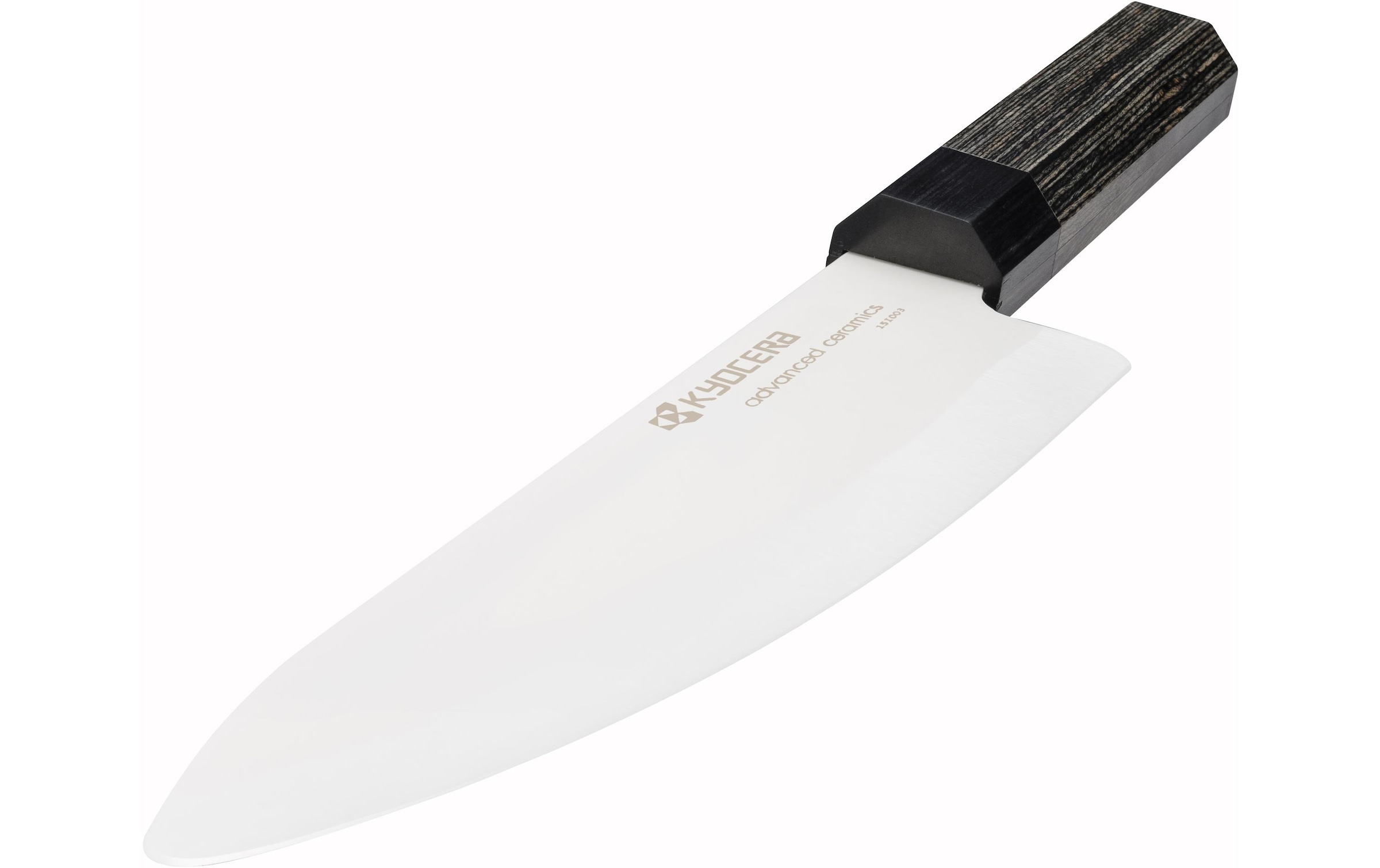 KYOCERA Kochmesser »Fuji Schwarz«, (1 tlg.), Holzart: Pakka, Herkunftsland: China