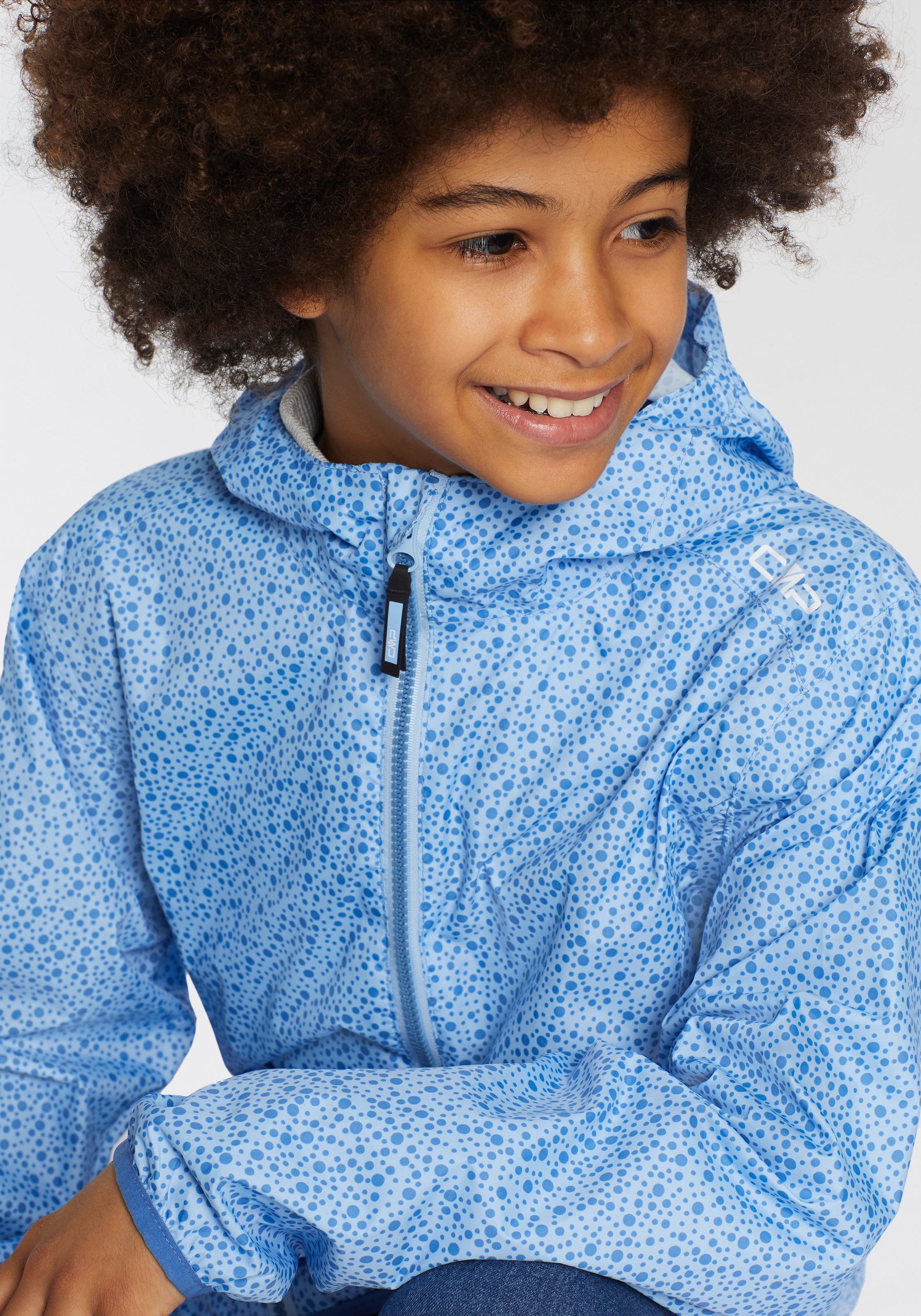 CMP Regenjacke »KID G JACKET RAIN FIX HOOD«, mit Kapuze, Wasserdicht & winddicht & schnell trocknend & für Kinder