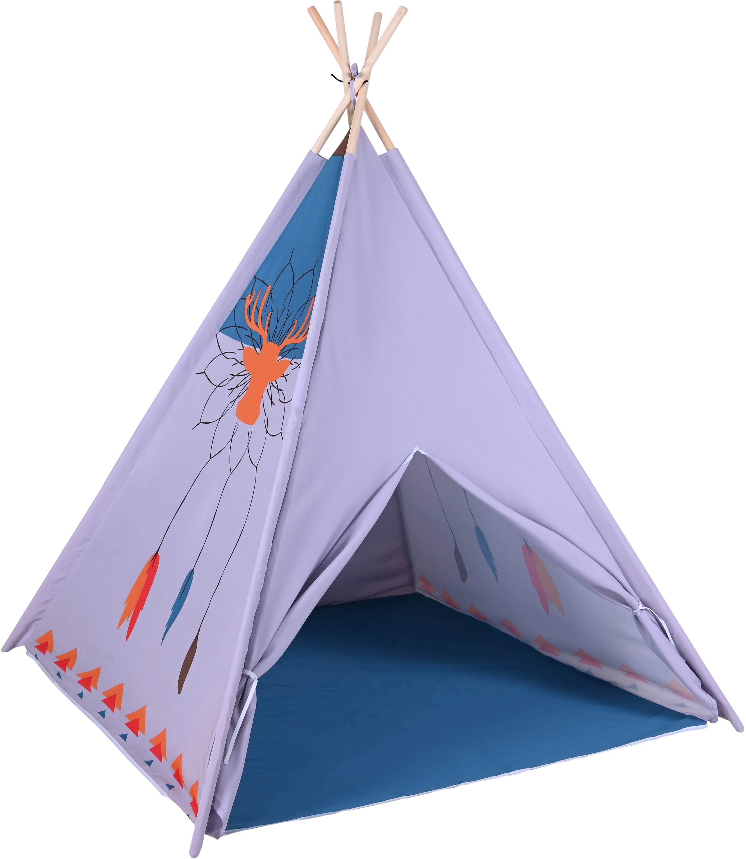 Knorrtoys® Spielzelt »Tipi Dreamcatcher«, mit Zeltstangen aus Holz