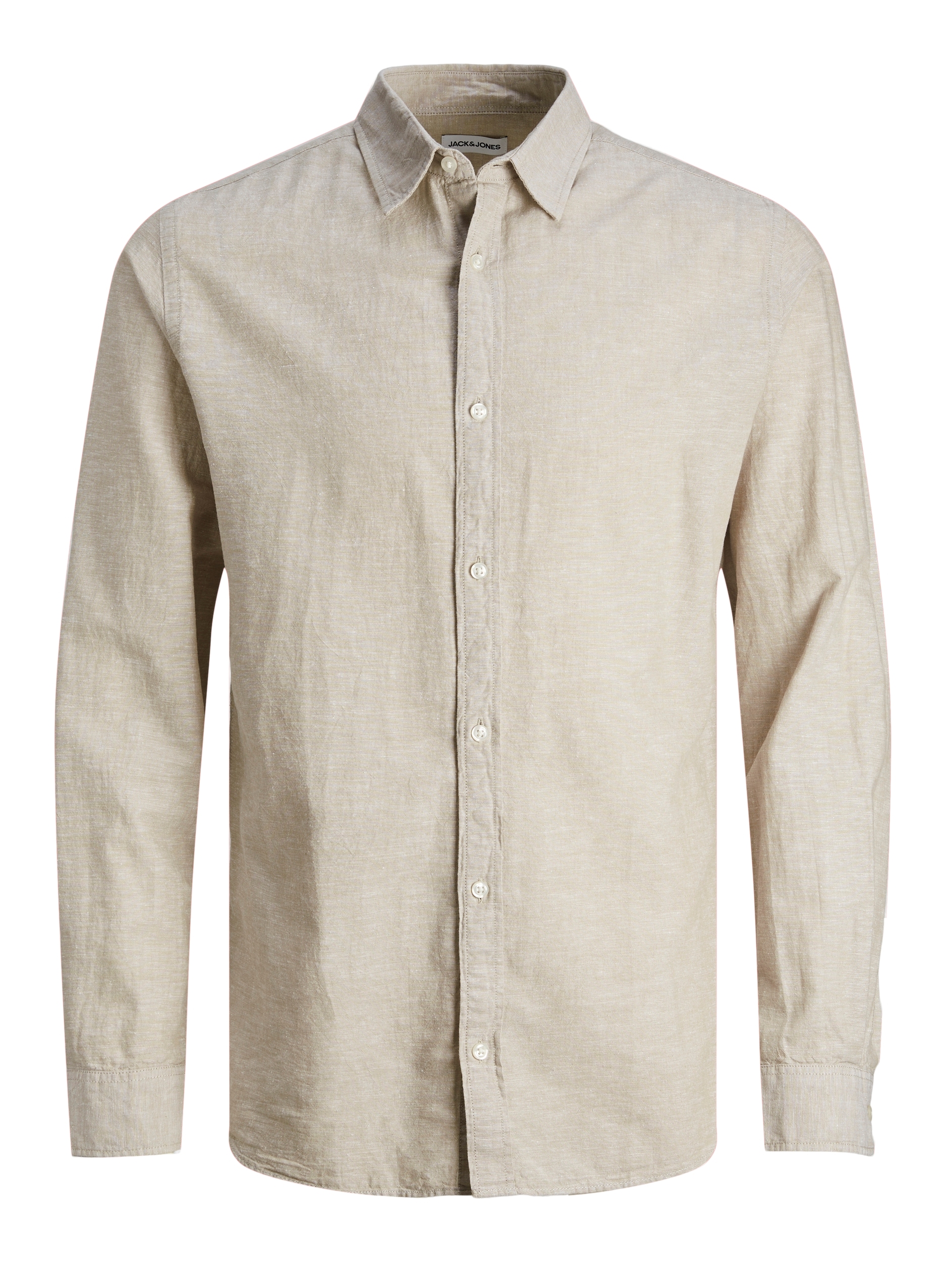 Jack & Jones Junior Langarmhemd »JJELINEN BLEND SHIRT LS SN JNR«