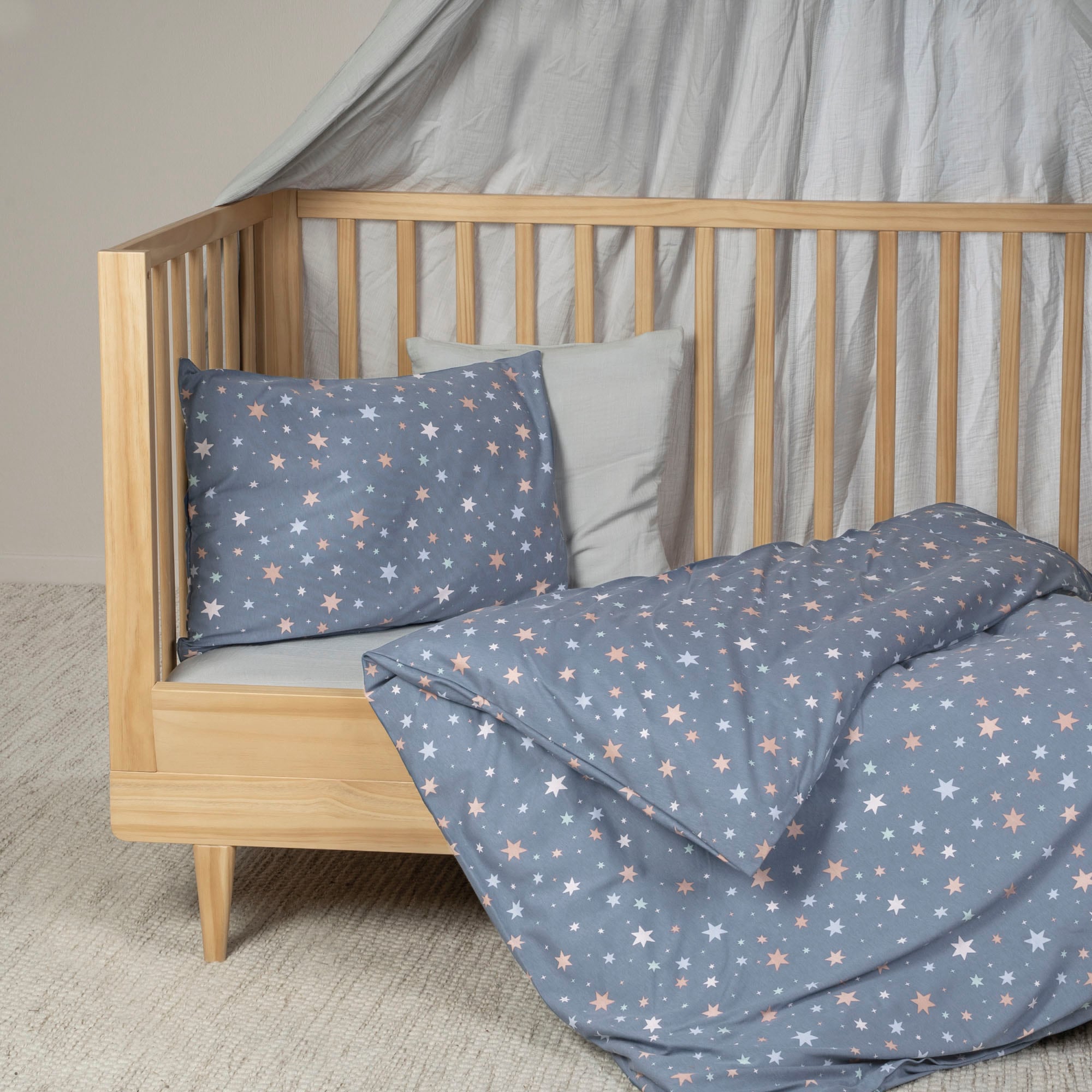 Julius Zöllner Kinderbettwäsche »Baby- und Kinderbettwäsche aus 100% Jersey-Baumwolle«, erhältlich in den Grössen 80x80+35x40cm und 100x135+40x60cm
