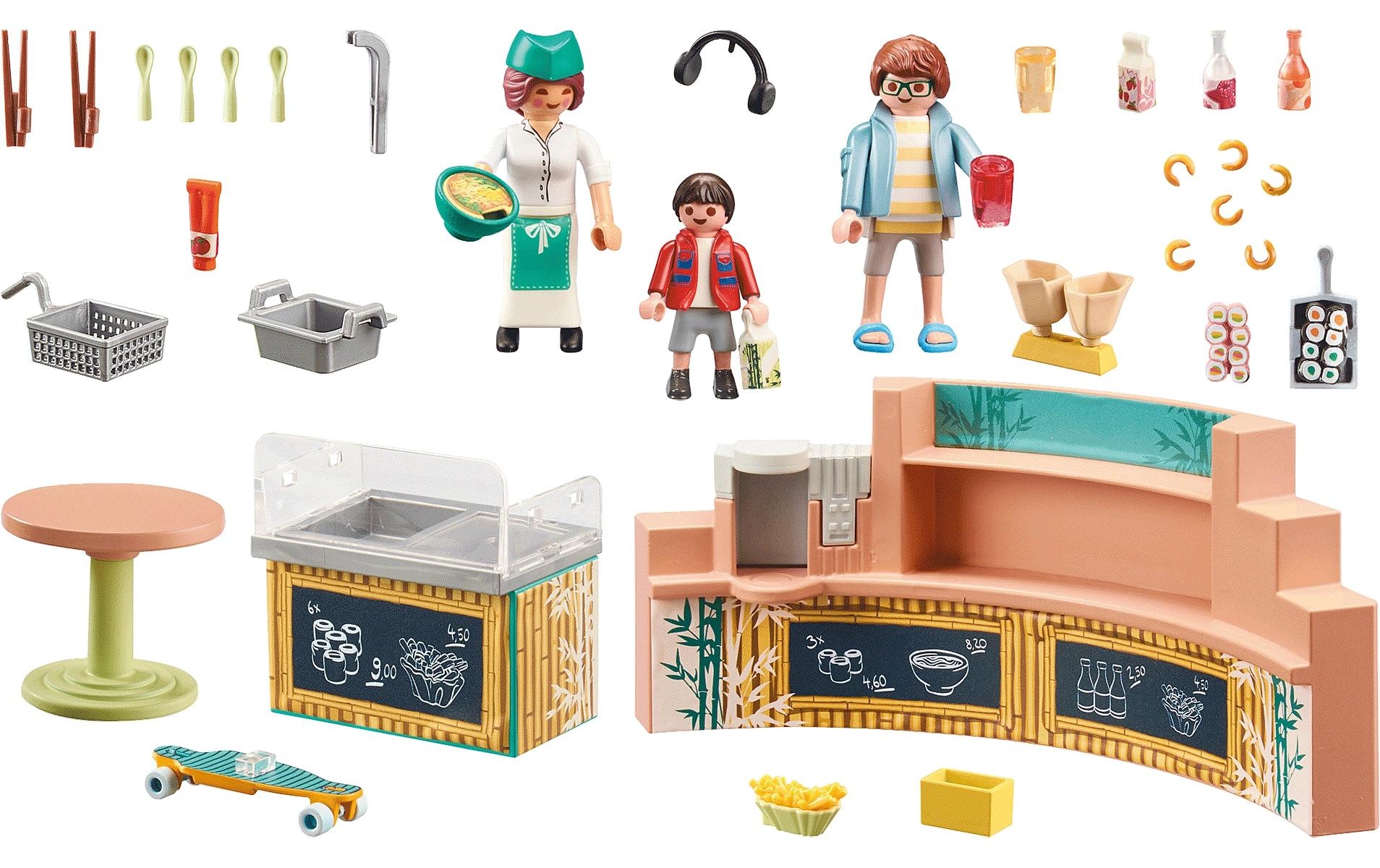 Playmobil® Spielbausteine »My Life Food Lounge 71538«, (54 St.)