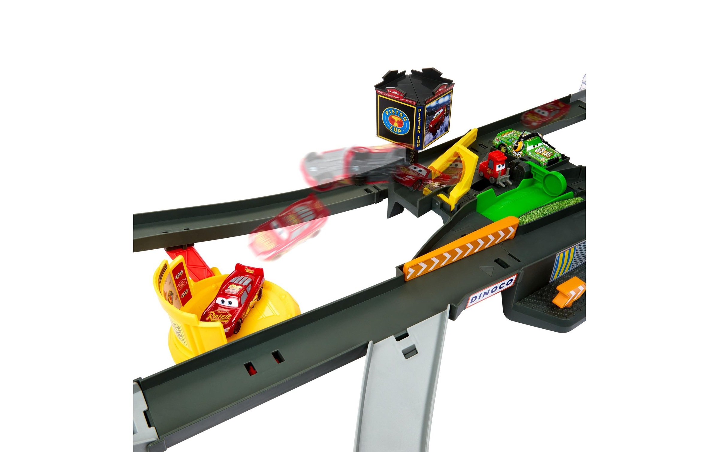 Mattel® Autorennbahn »Disney Cars Piston Cup Action-Rennstrecke«