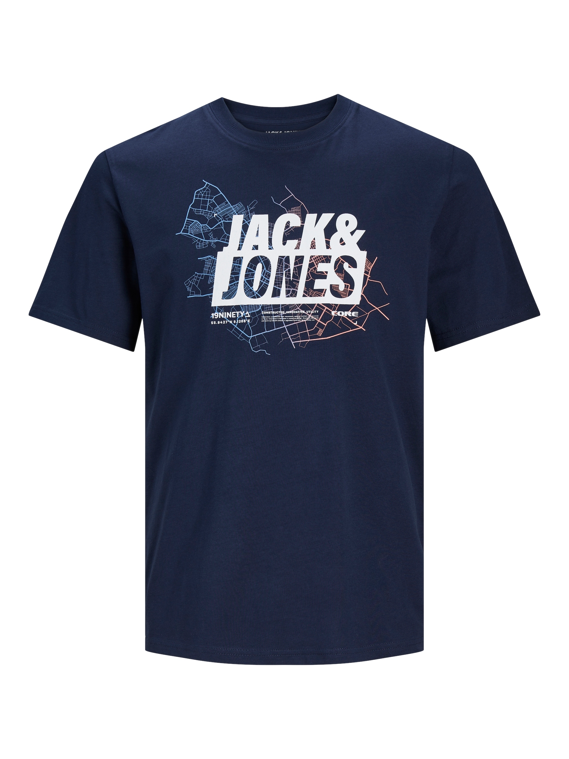 Jack & Jones Junior Kurzarmshirt »JCOMAP LOGO TEE SS CREW NECK JNR«