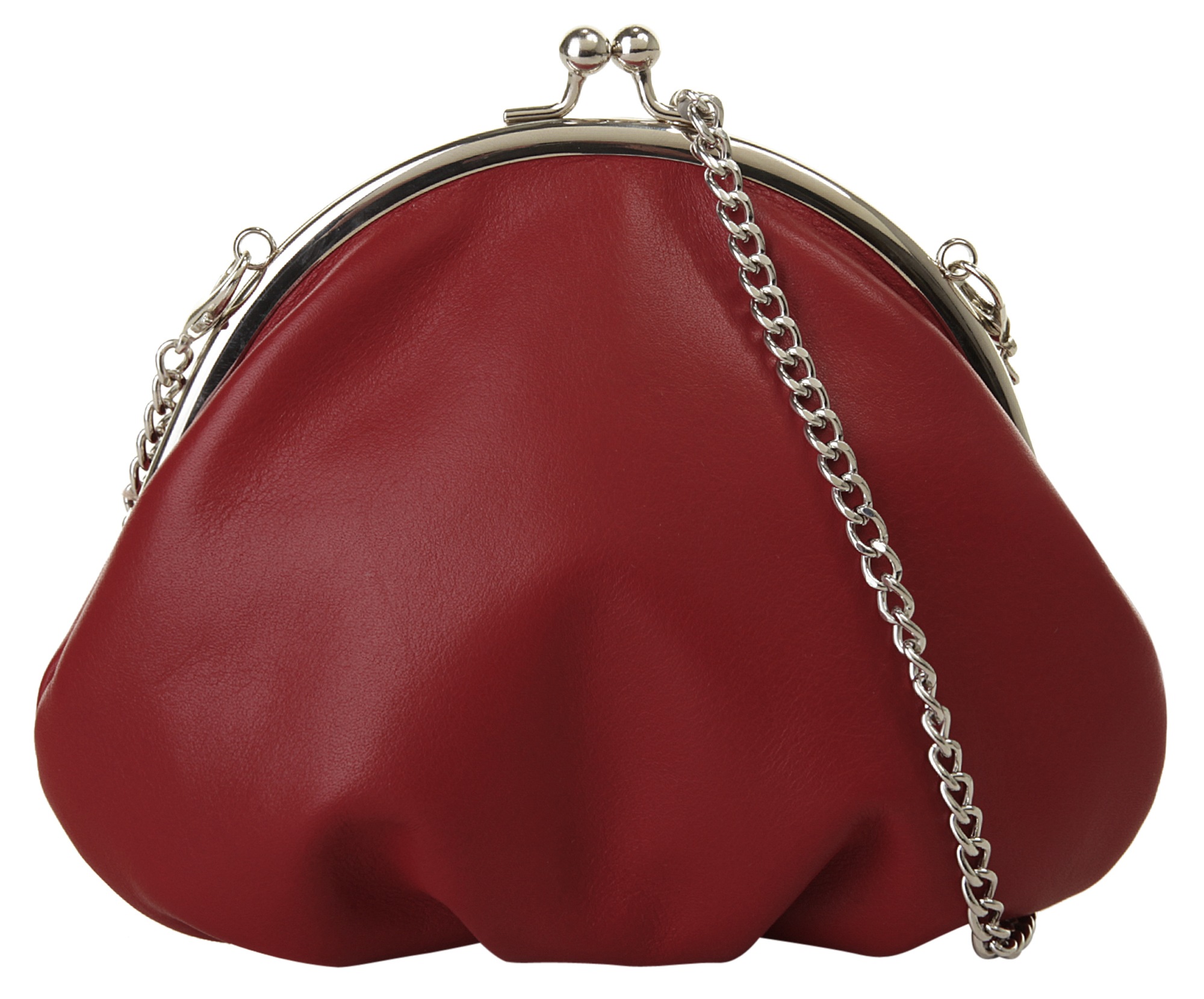 Samantha Look Abendtasche echt Leder, Made in Italy