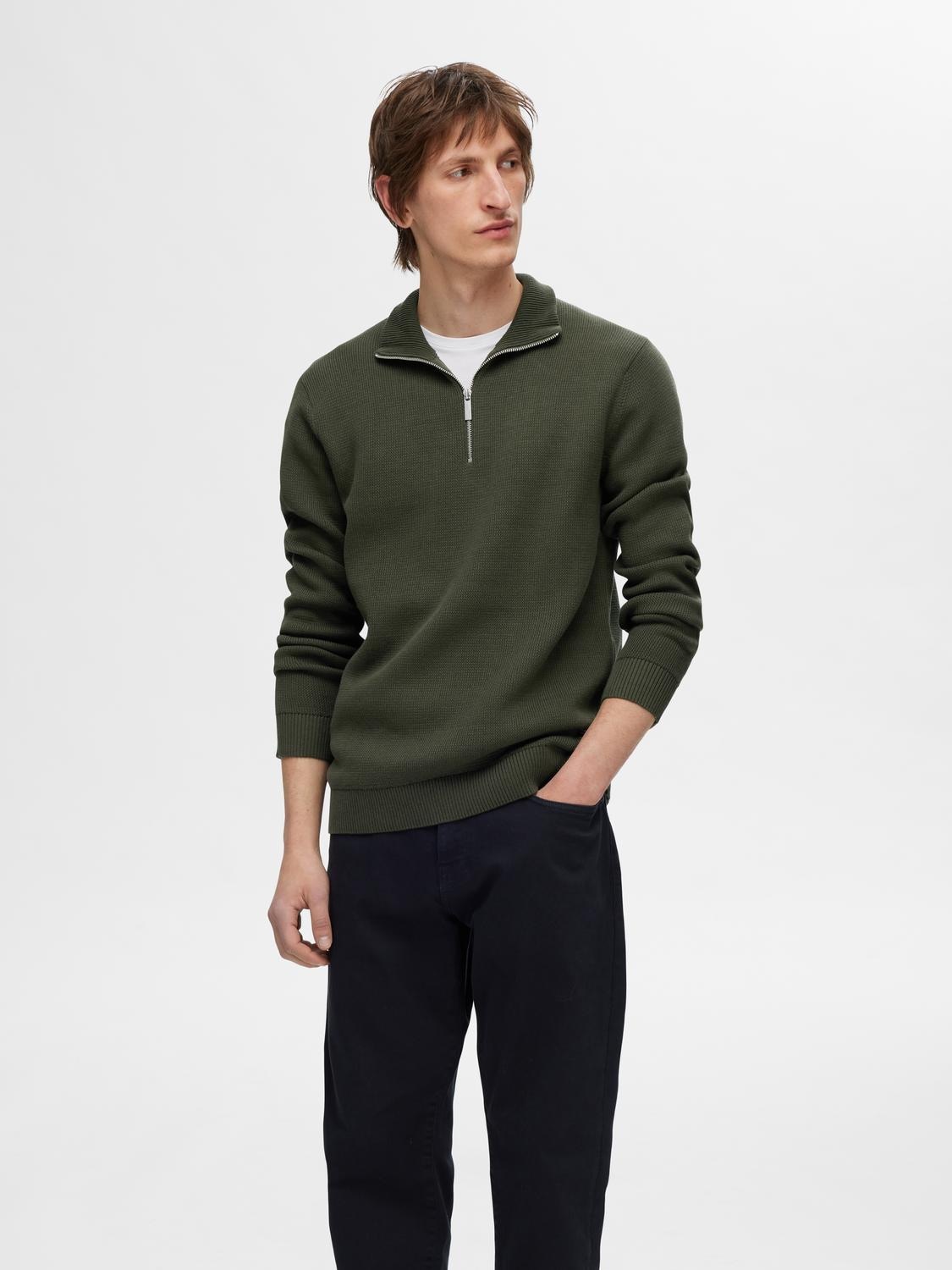 SELECTED HOMME Troyer »SLHDANE LS KNIT STRUCTURE HALF ZIP NOOS«