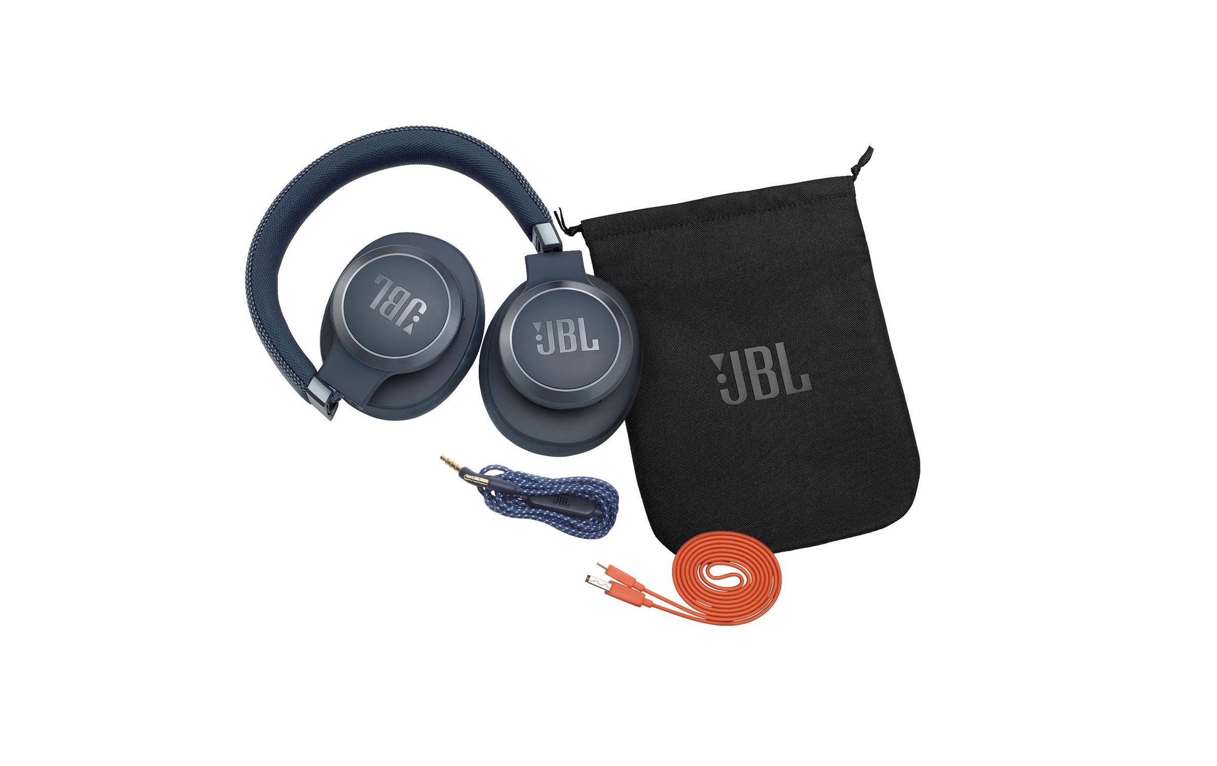 JBL Over-Ear-Kopfhörer »LIVE 650BTNC Blau«, Noise-Cancelling-Rauschunterdrückung
