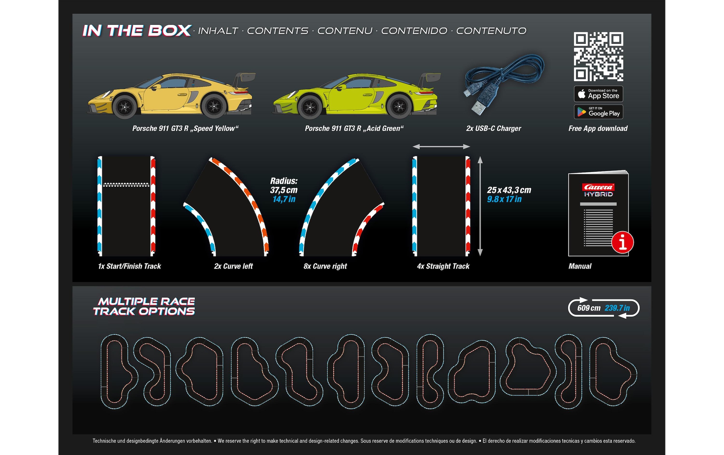 Carrera® Rennbahn-Auto »Speedway to Hell – Hybrid Set«