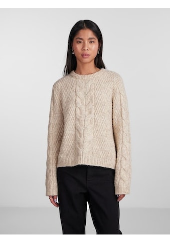 Strickpullover »PCNINA LS O-NECK KNIT NOOS BC«