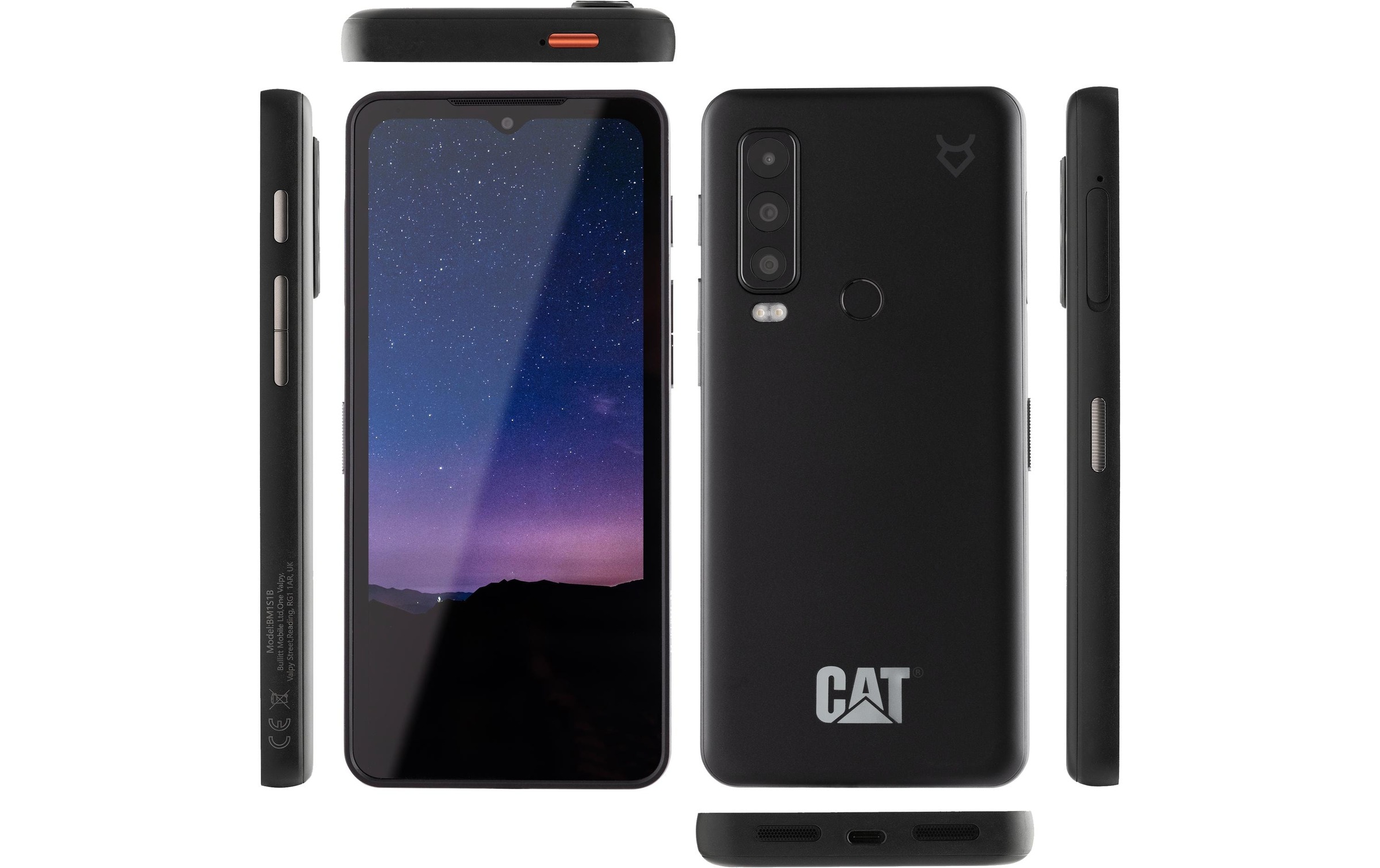 CAT Smartphone »S75 128 GB«, Schwarz