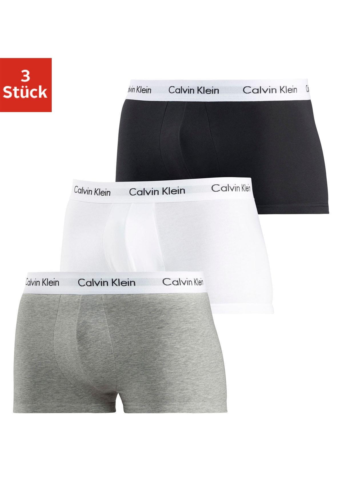 Calvin Klein Underwear Hipster, (3 St.), mit weissem Webbund