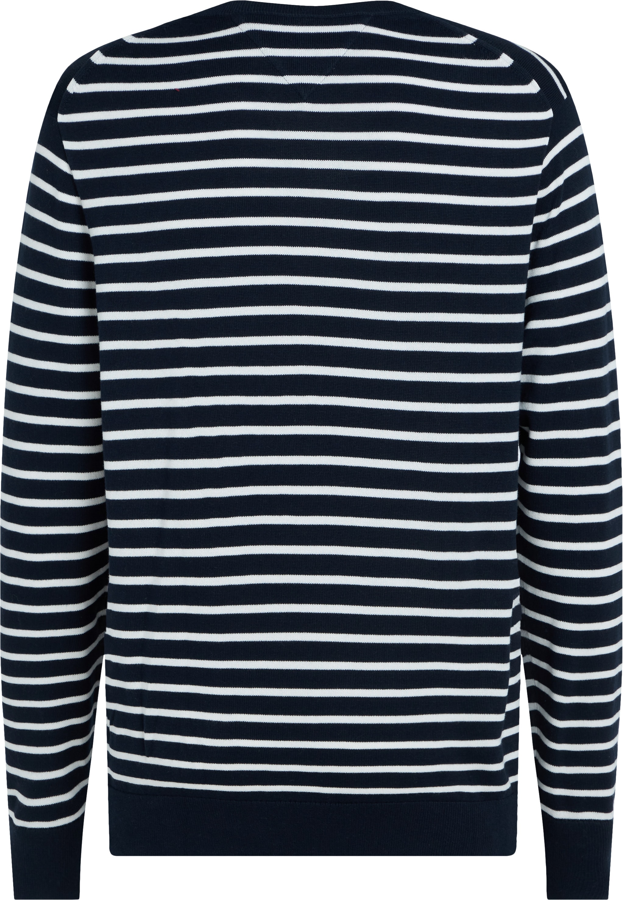 Tommy Hilfiger Big & Tall Rundhalspullover »BT-ESSENTIAL COTTON CREW NECK-B«, in Grossen Grössen, Logostickerei