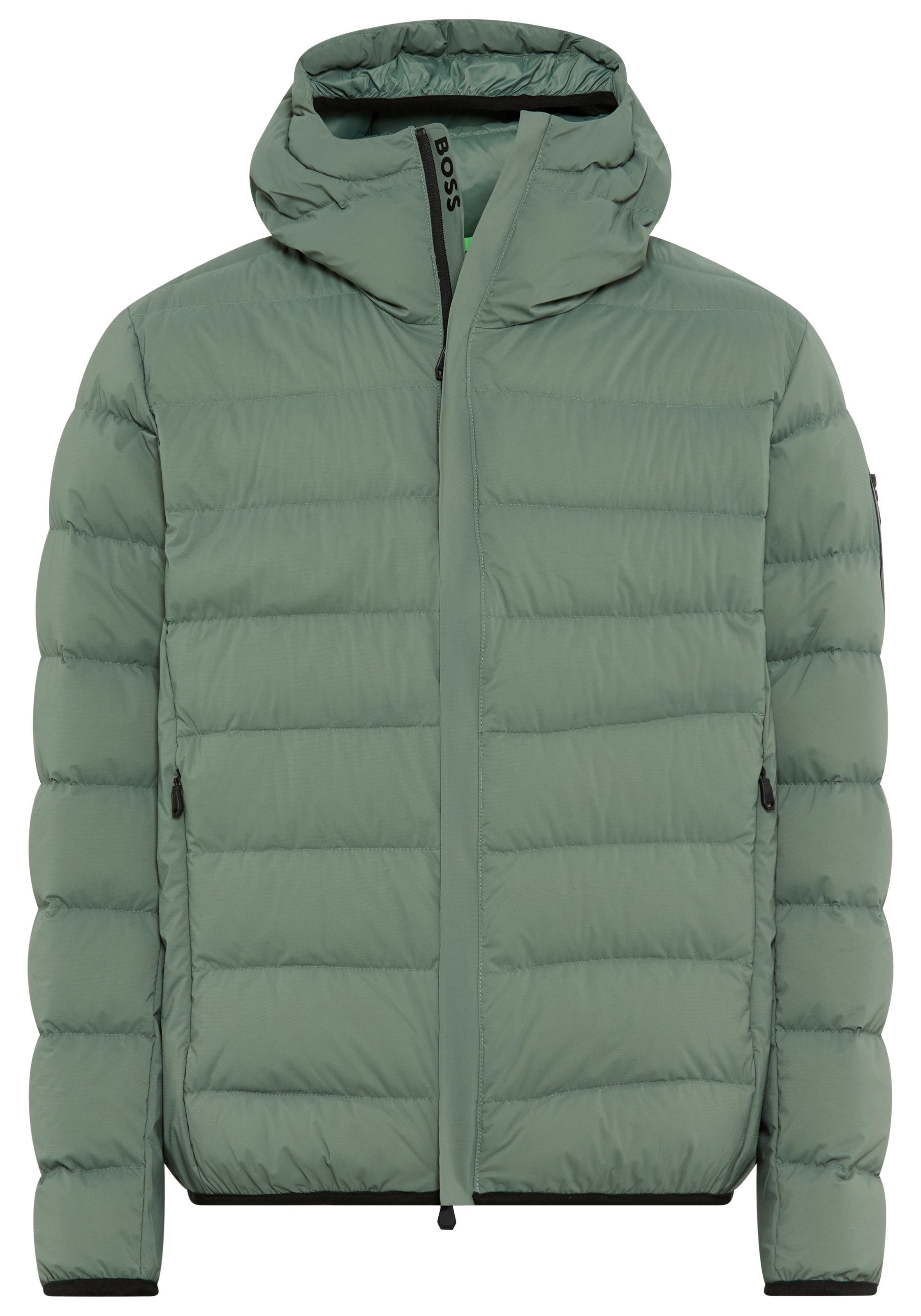 BOSS GREEN Daunenjacke »OW Riplite JT HD« mit Kapuze abenehmbare Kapuze wasserabweisend regular fit, 4-Wege Stretch