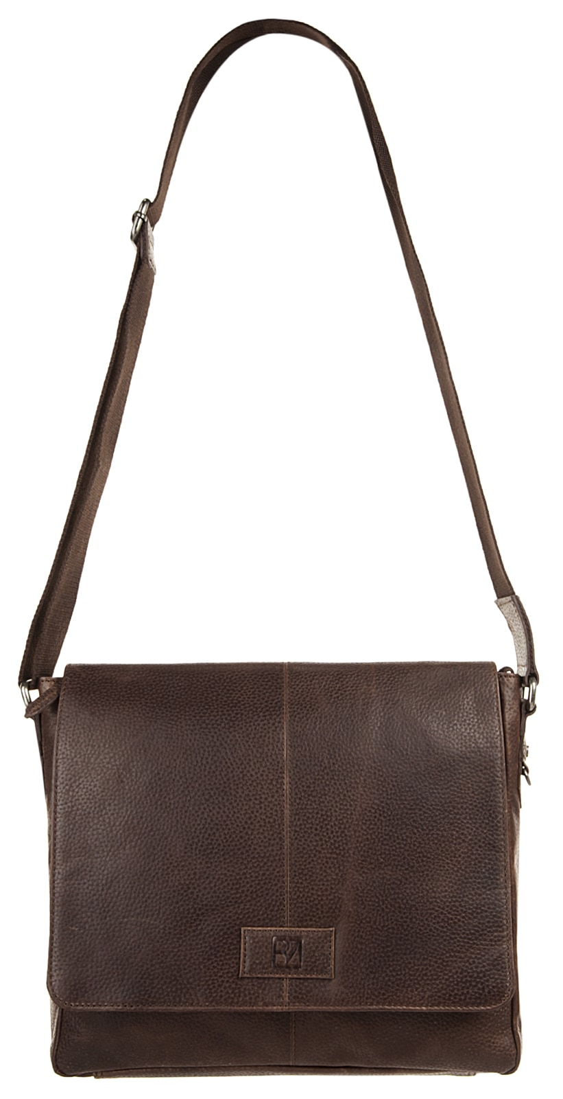 BODENSCHATZ Messenger Bag, echt Leder