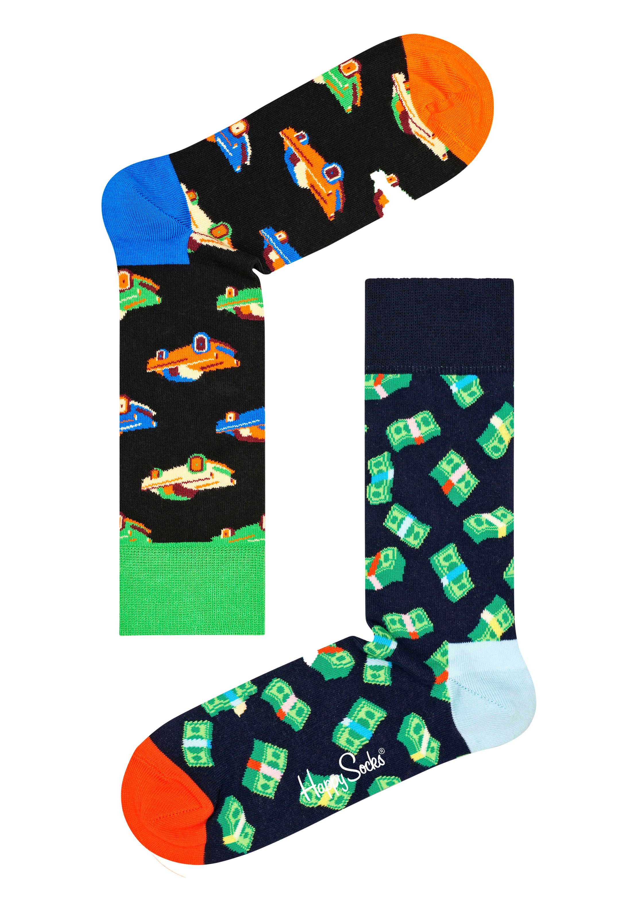 Happy Socks Socken mit Schweiz (2 online und Jelmoli-Versand bei Motiven shoppen eingestrickten »Money Paar), Money CAR«