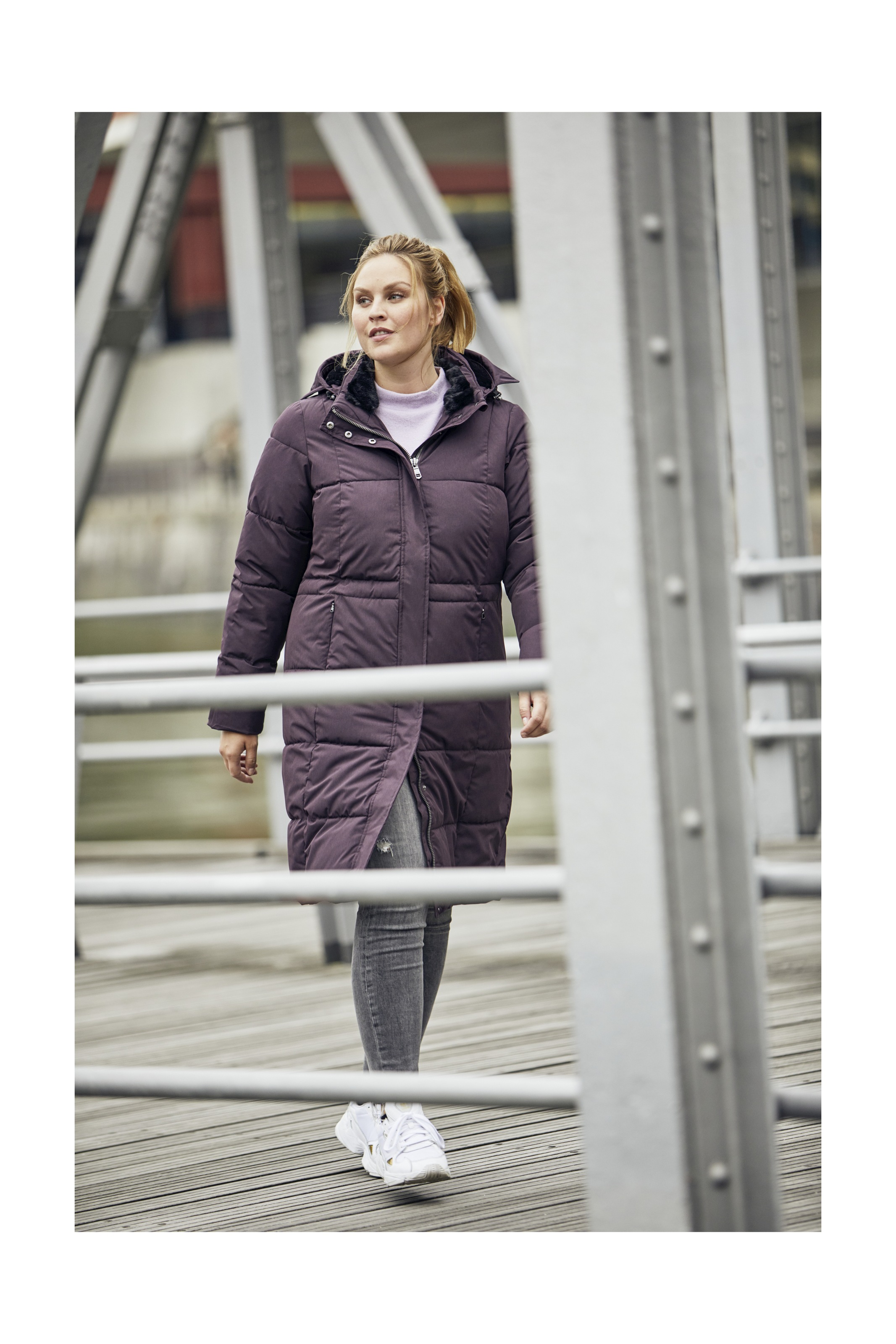 STOY Steppmantel »WMN Quilted CT«, STOY Steppmantel: abnehmbare Kapuze, atmungsaktiv, umweltfreundlich