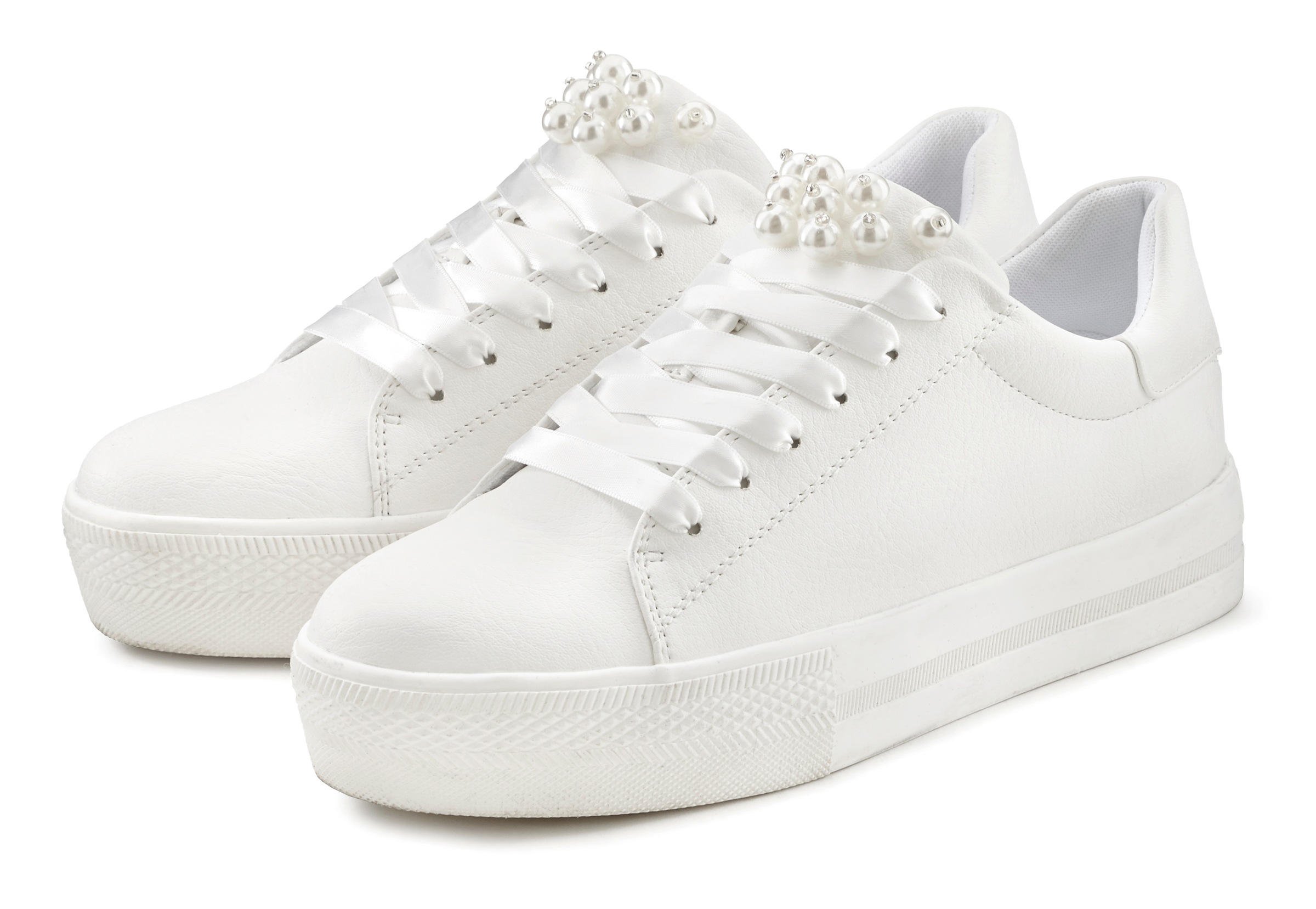 LASCANA Sneaker, mit Perlen VEGAN kaufen