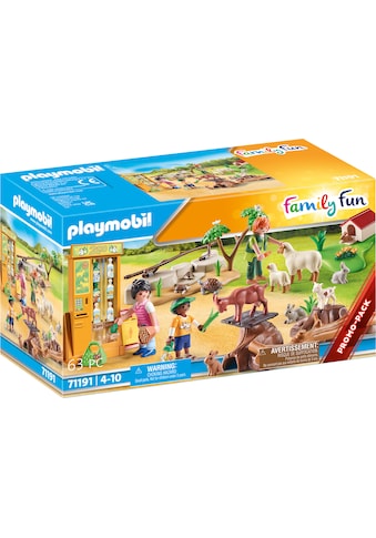 Playmobil® Konstruktions-Spielset »Erlebnis-Streichelzoo (71191), Family Fun«, (63... kaufen