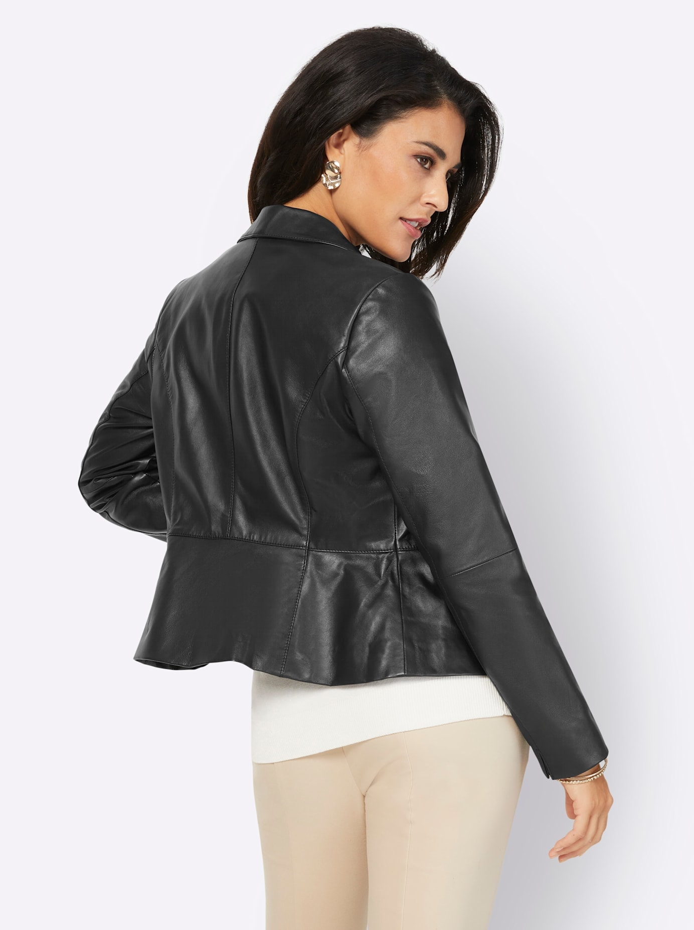 creation L Lederblazer »Lammnappa-Lederblazer«