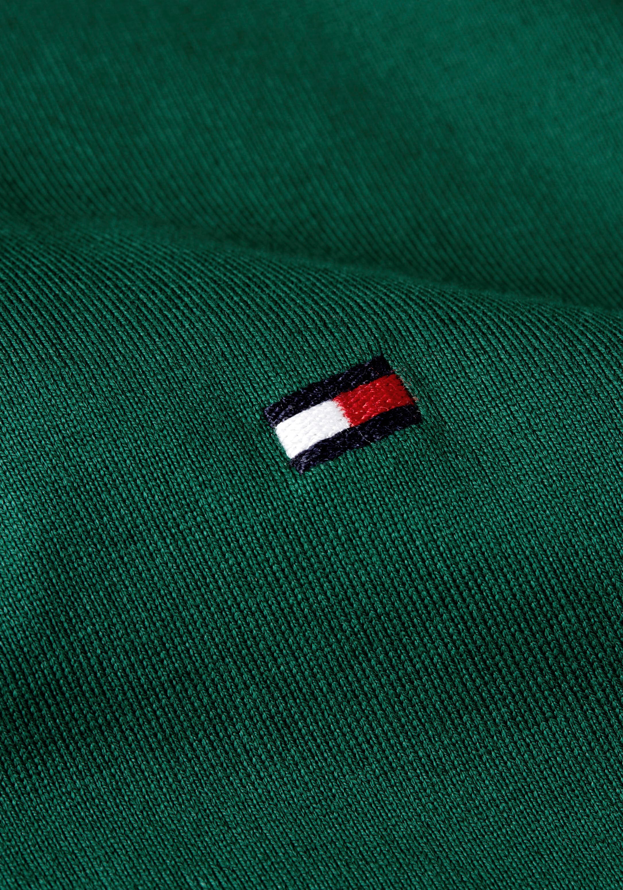 Tommy Hilfiger mit am LOGO SLEEVE SLIM Rippbündchen online kontrastfarbenen CUFF Poloshirt | FIT«, Ärmel shoppen Jelmoli-Versand »FLAG