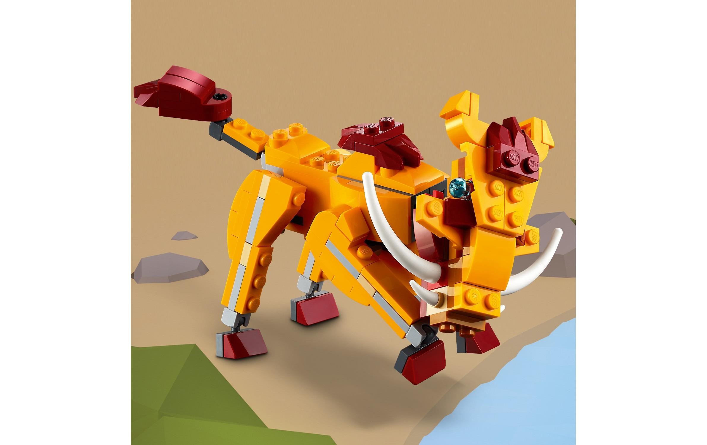 LEGO® Konstruktionsspielsteine »Wilder Löwe 31112«