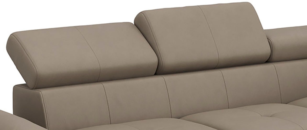 COTTA Ecksofa »Enterprise L-Form«, mit Arm- & Kopfteilverstellung, wahlweise mit Bettfunktion