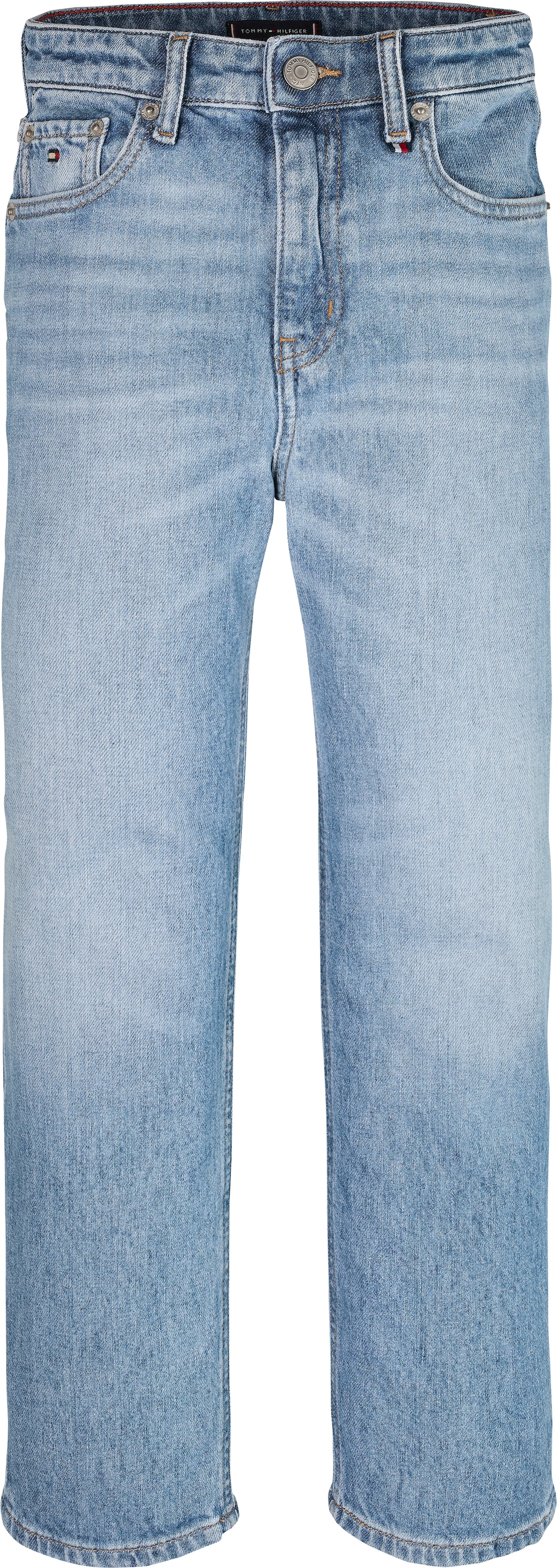 Tommy Hilfiger Stretch-Jeans »SKATER LIGHT WASH DENIM«, für Kinder bis 16 Jahre, Skater-Form