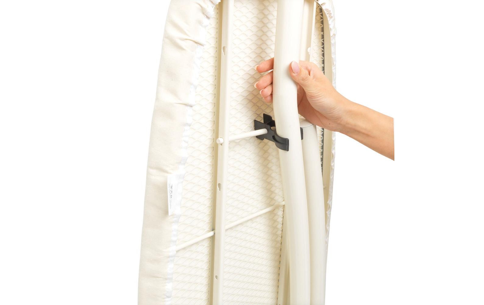 Brabantia Tischbügelbrett »Fading Lines Bügeln im Sitzen«, Bügelfläche 135 cmx47 cm