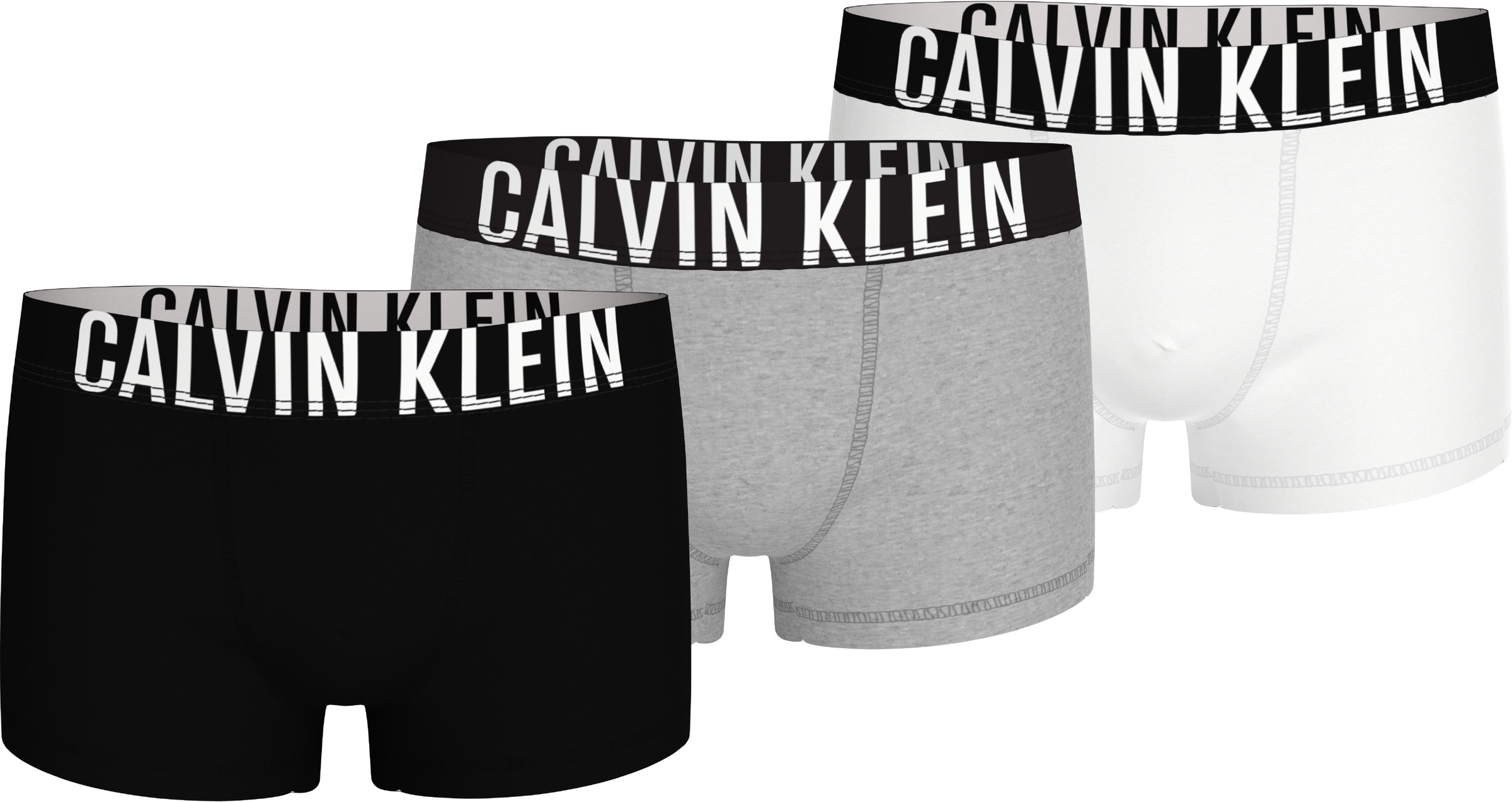 Calvin Klein Underwear Trunk »3PK TRUNK« Packung, 3er-Pack, 3 Stk. mit Logobund