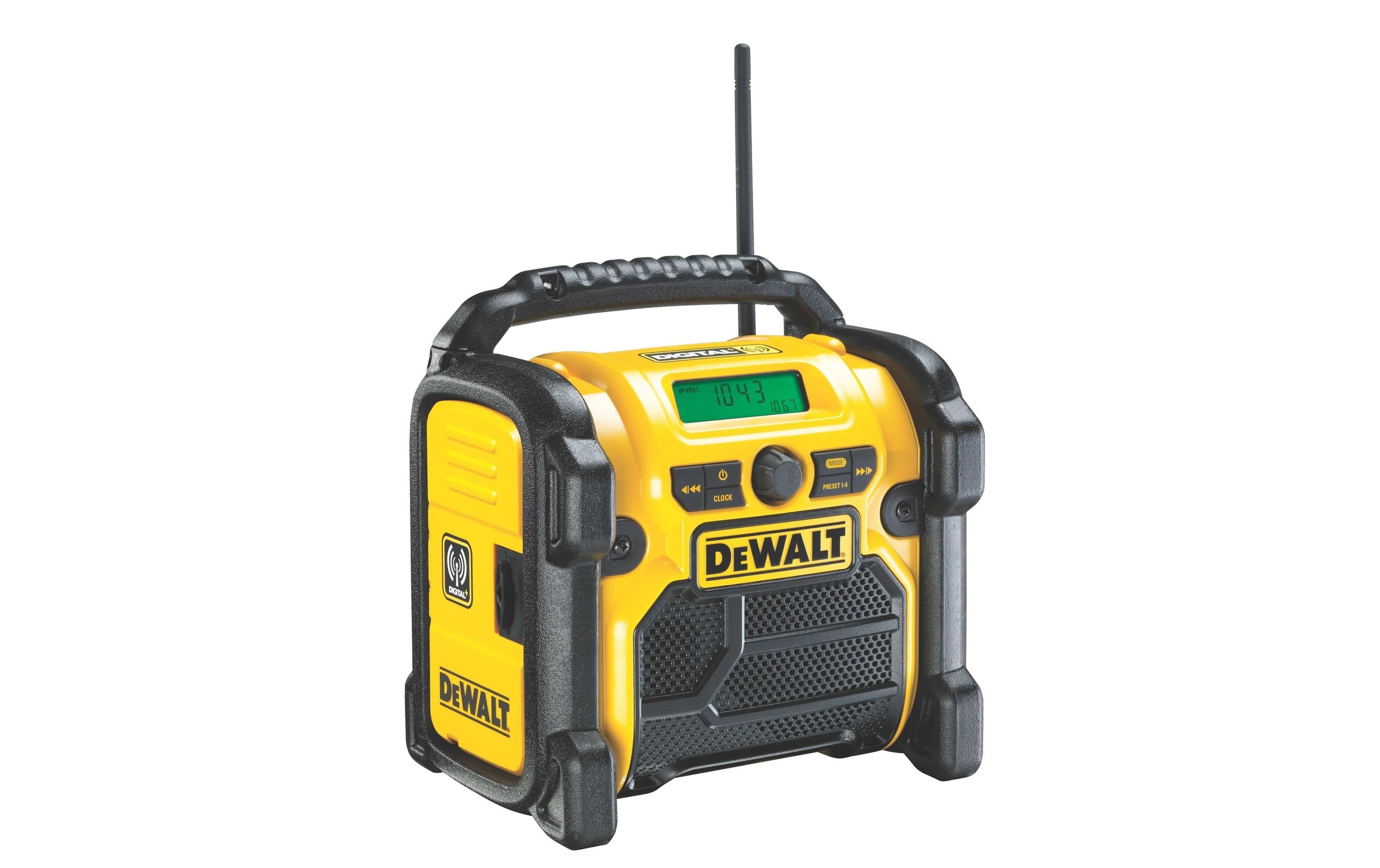 DeWalt Baustellenradio »Akku- & Netz«, (Digitalradio (DAB+)-FM-Tuner)