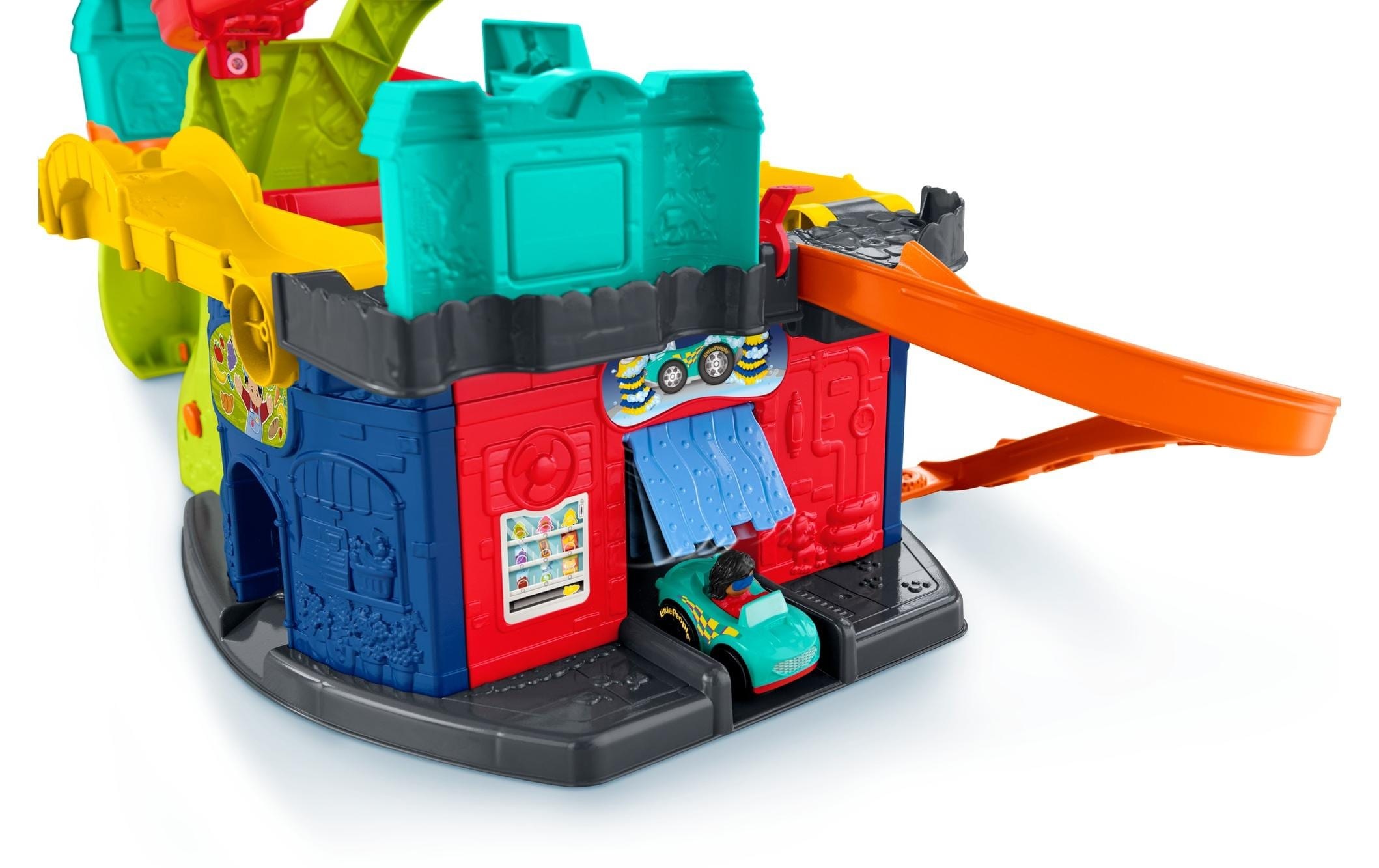Fisher-Price® Spielwelt »Sitz&Steh Hochhausrennbahn«