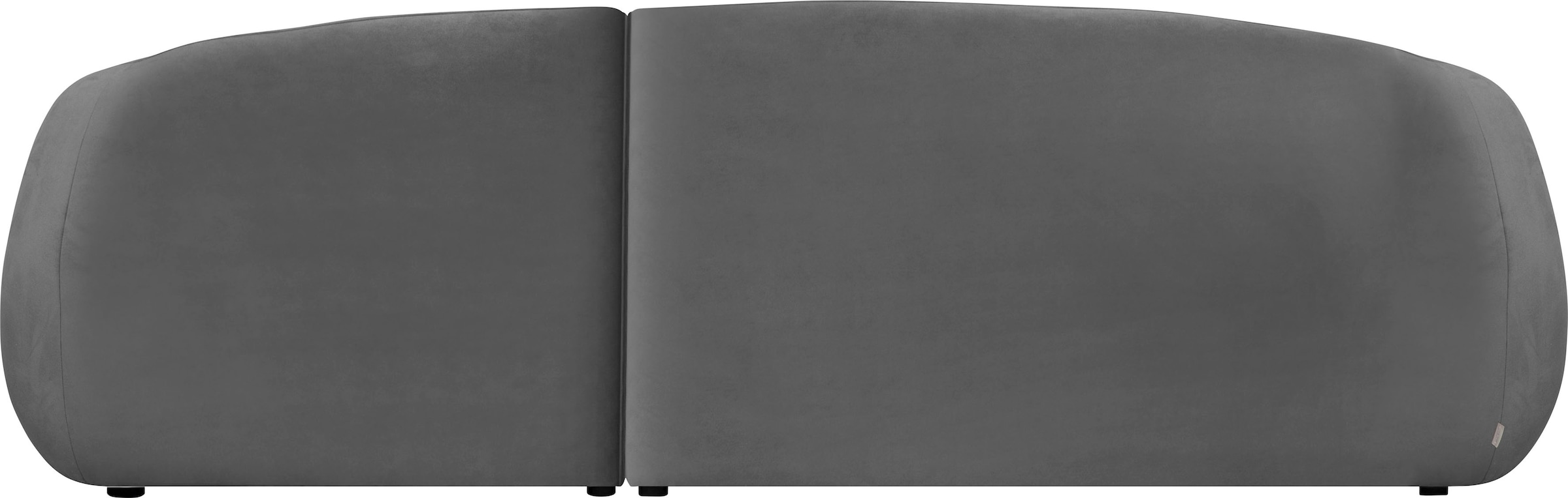 LeGer Home by Lena Gercke Ecksofa »YANI, L-Form, Designersofa, organische Form, Masse B/T/H: 255/170/81 cm«, mit Wellenunterfederung, auch in Bouclé, Recamiere rechts/links