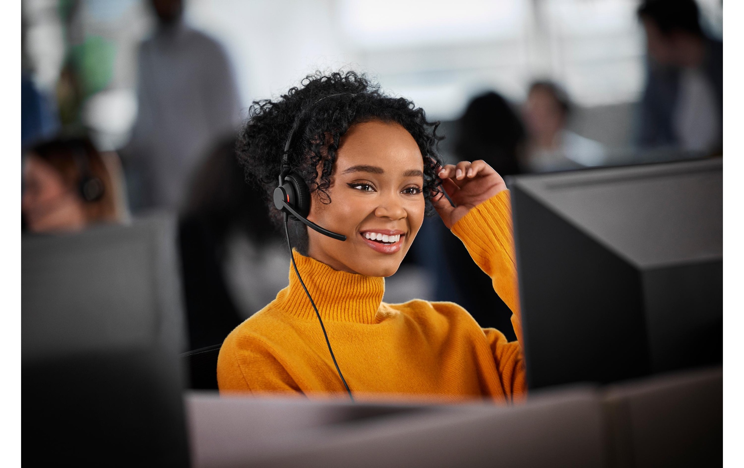 Jabra Headset »Engage 50 II MS Duo U«, Noise-Cancelling