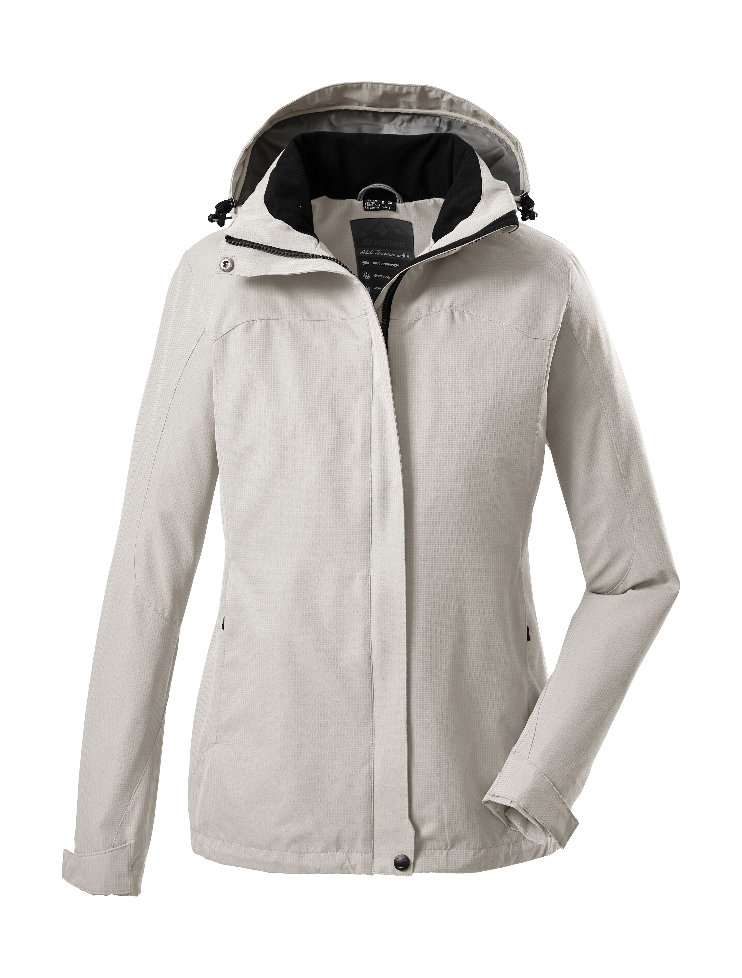Killtec Outdoorjacke »Inkele«, Damenjacke mit abnehmbarer Kapuze, wind- und wasserdicht, atmungsaktiv