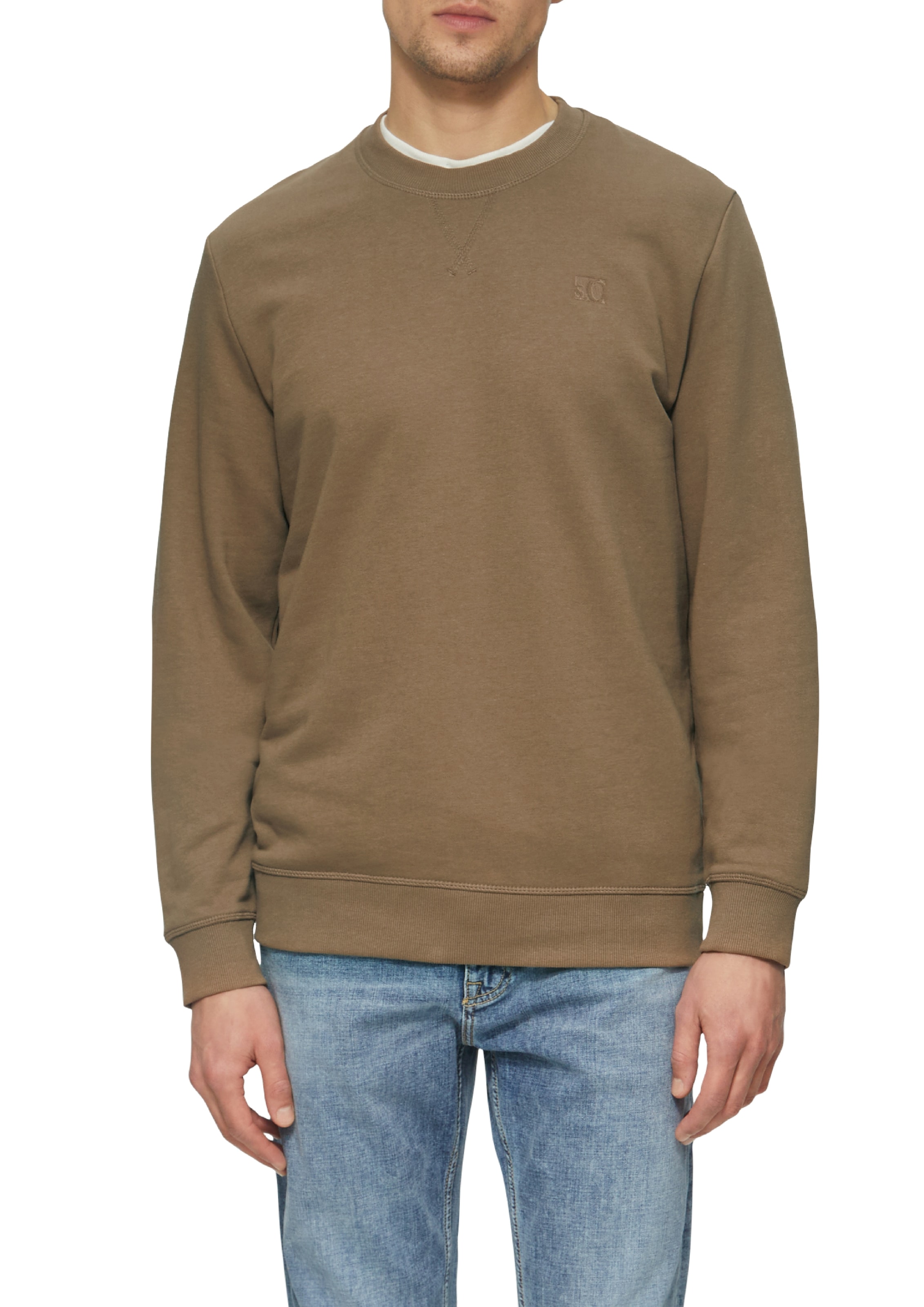 s.Oliver Sweatshirt, mit Logo Stickerei