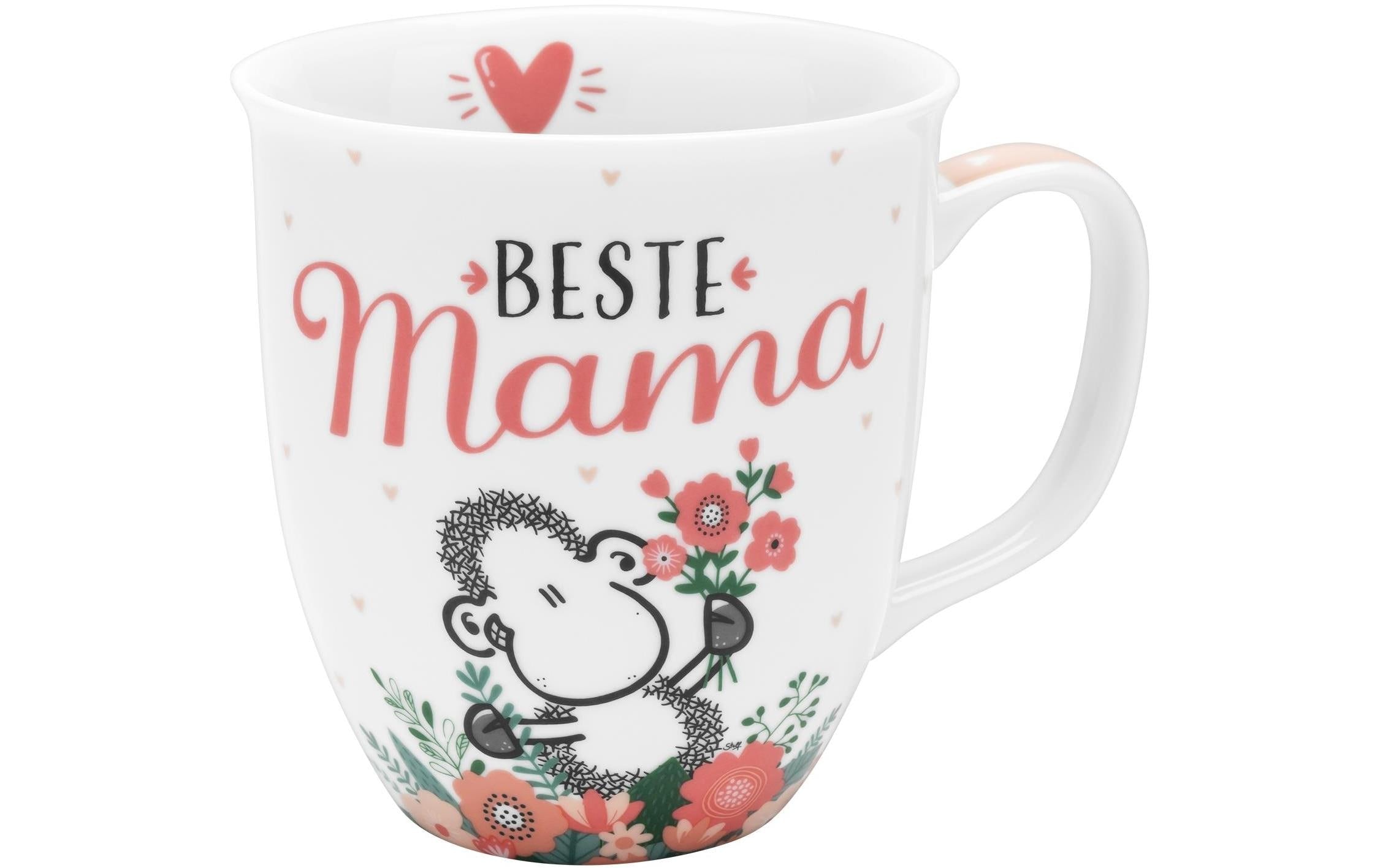Sheepworld Tasse »Beste Mama 400 ml, 1 Stück, Weiss«, (1 tlg.)