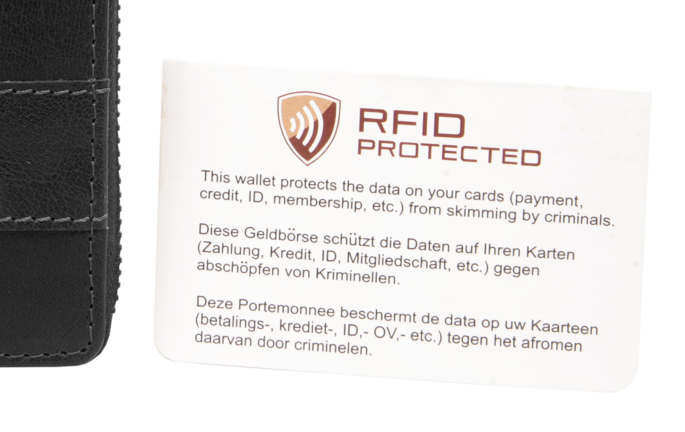 Spikes & Sparrow Geldbörse »RFID«, echt Leder