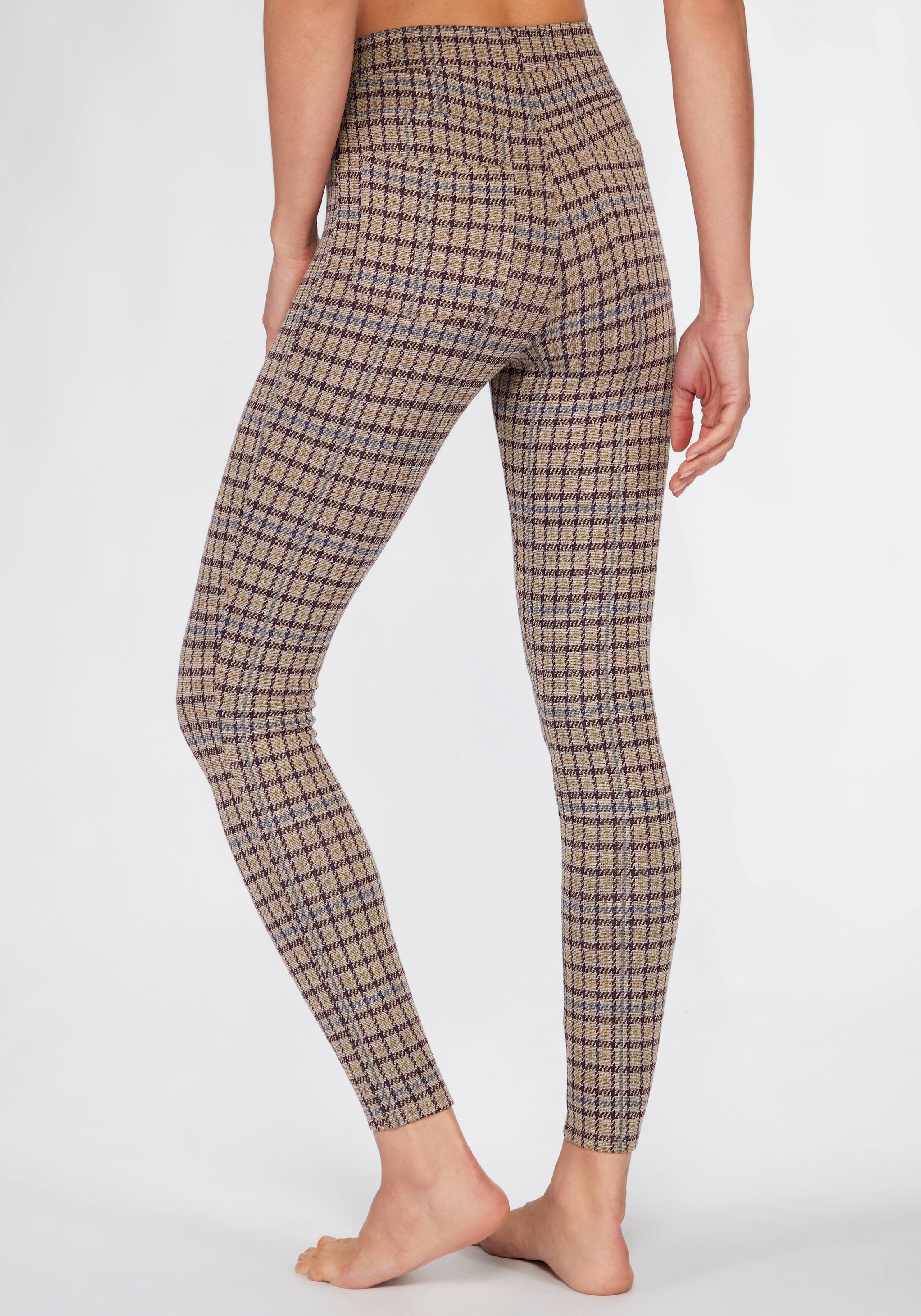 LASCANA Leggings, aus Jacquard Stoff