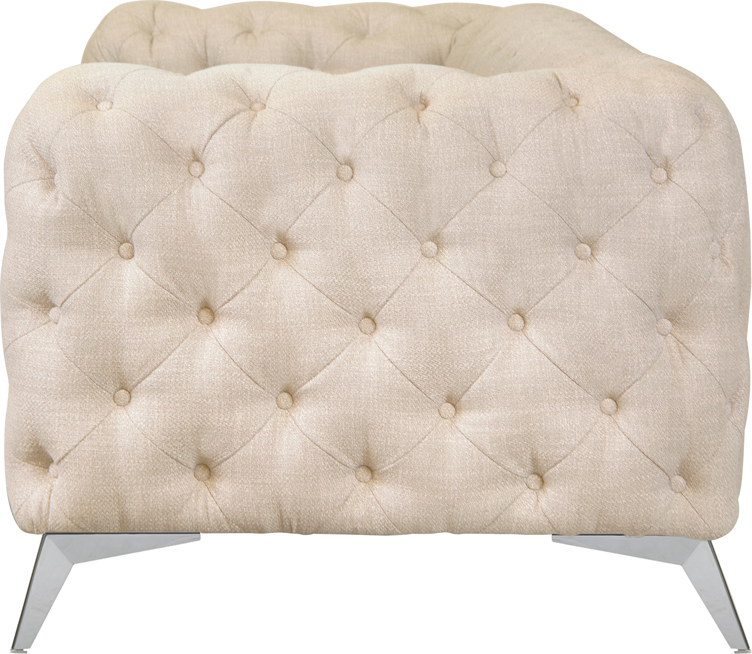 Leonique Chesterfield-Sofa »Glynis«, aufwändige Knopfheftung, moderne Chesterfield Optik, Fussfarbe wählbar